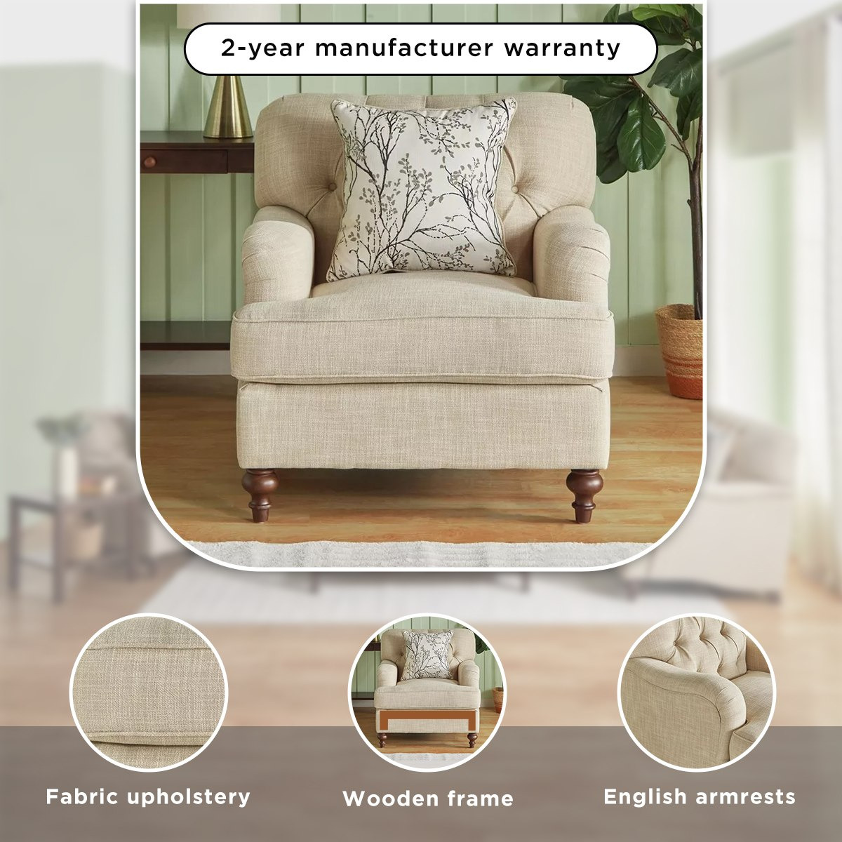 كنبة مقعد واحد مع وسادة من دوروثي-hbxlivingroom-sofasandarmchairs-sofas-image-5