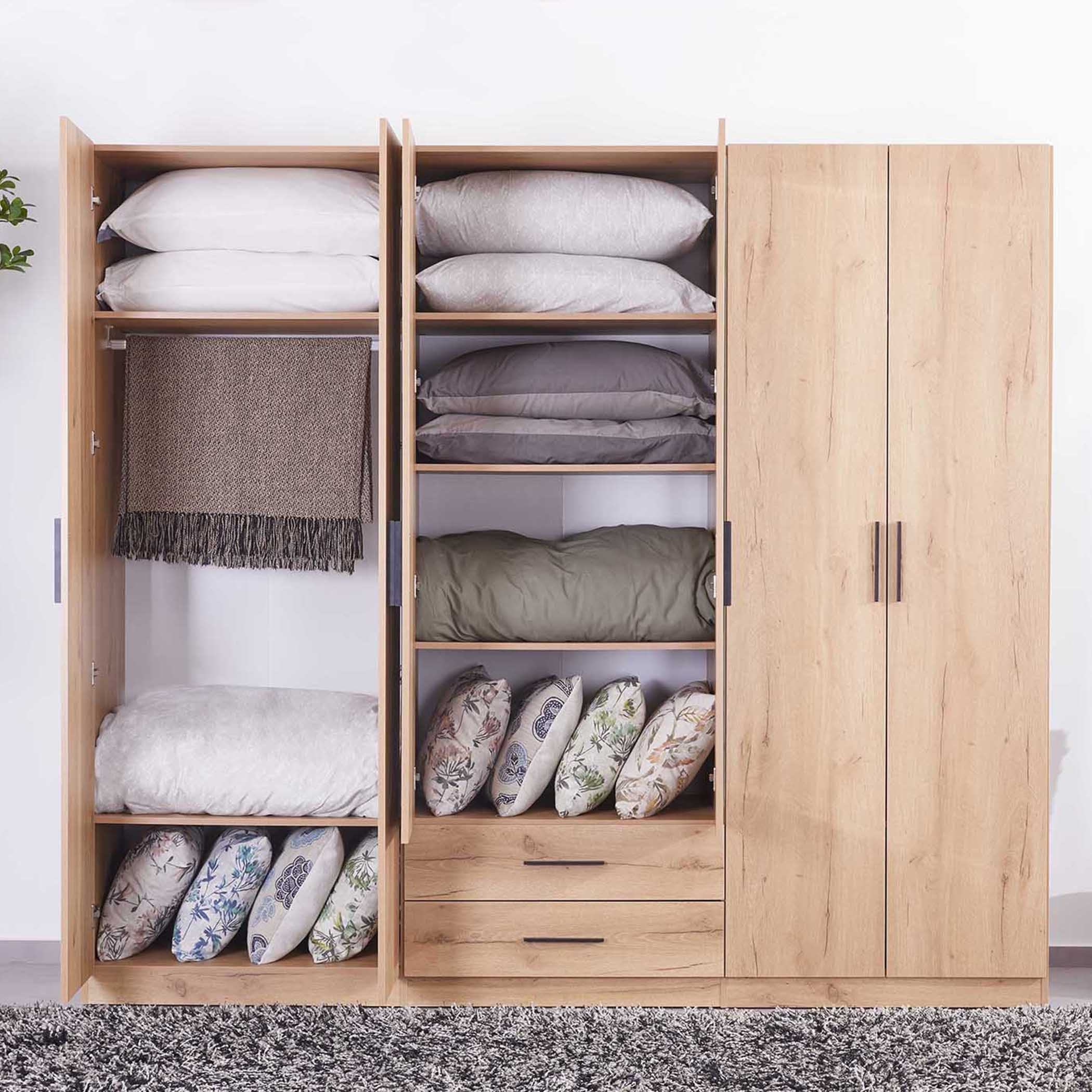 خزانة ملابس -6 أبواب بمرآة من أوربان-hbxfurniture-wardrobes-image-4