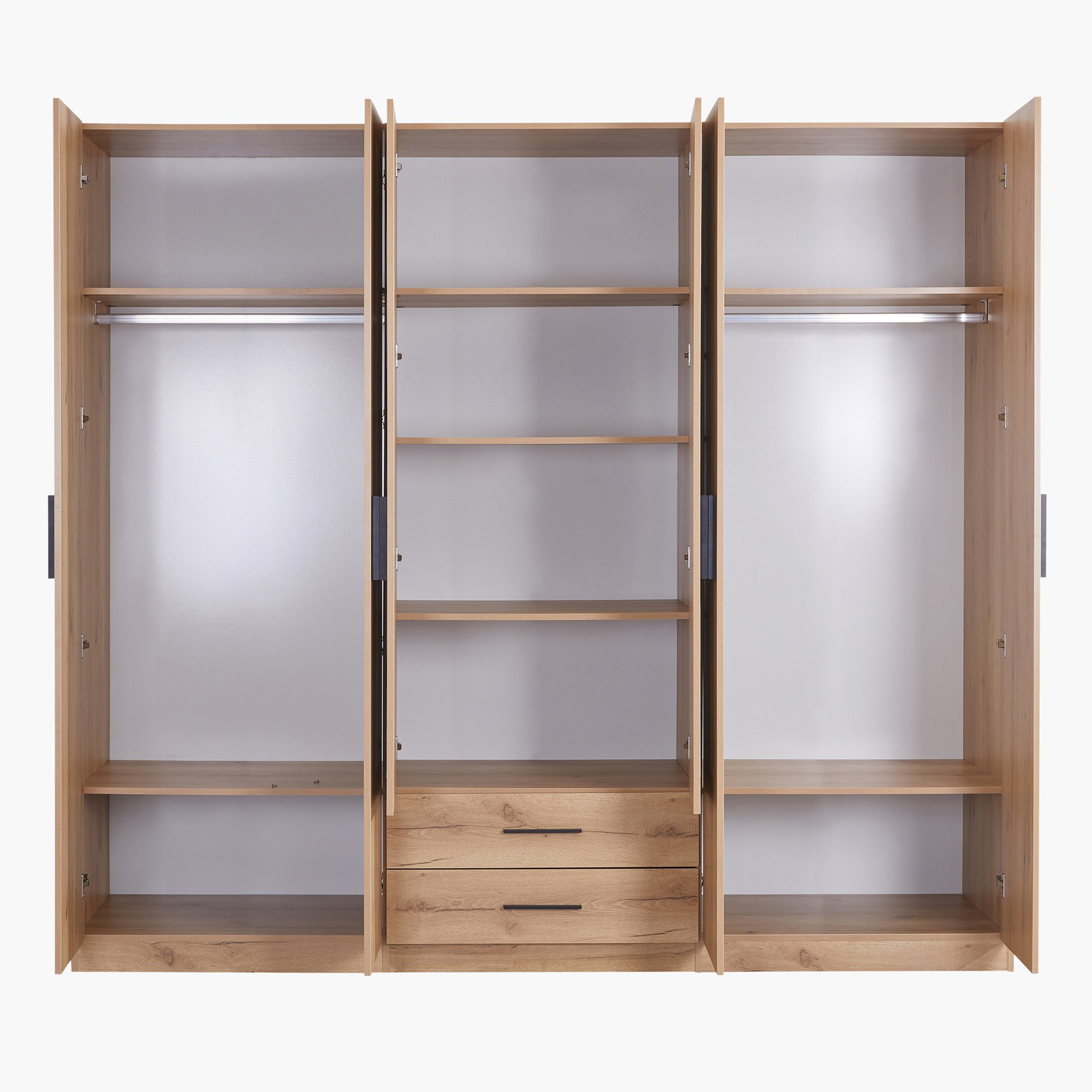 Buy Urban 6-Door Wardrobe with Mirror Online in Qatar | Homebox