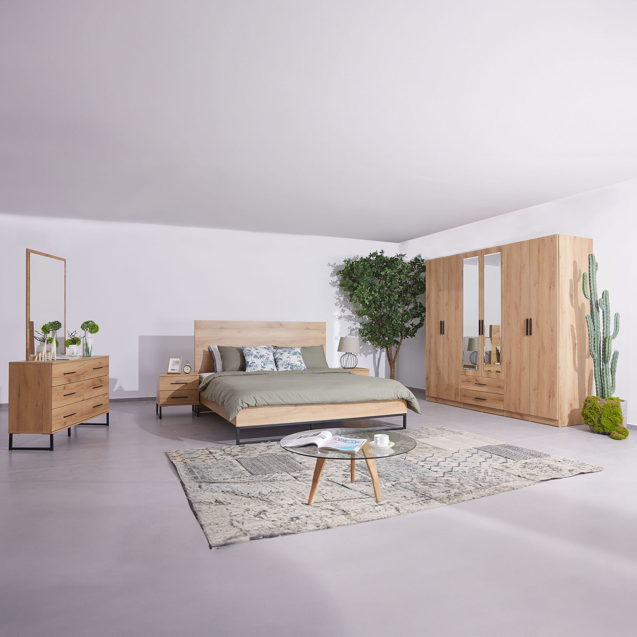 خزانة ملابس -6 أبواب بمرآة من أوربان-hbxfurniture-wardrobes-image-9