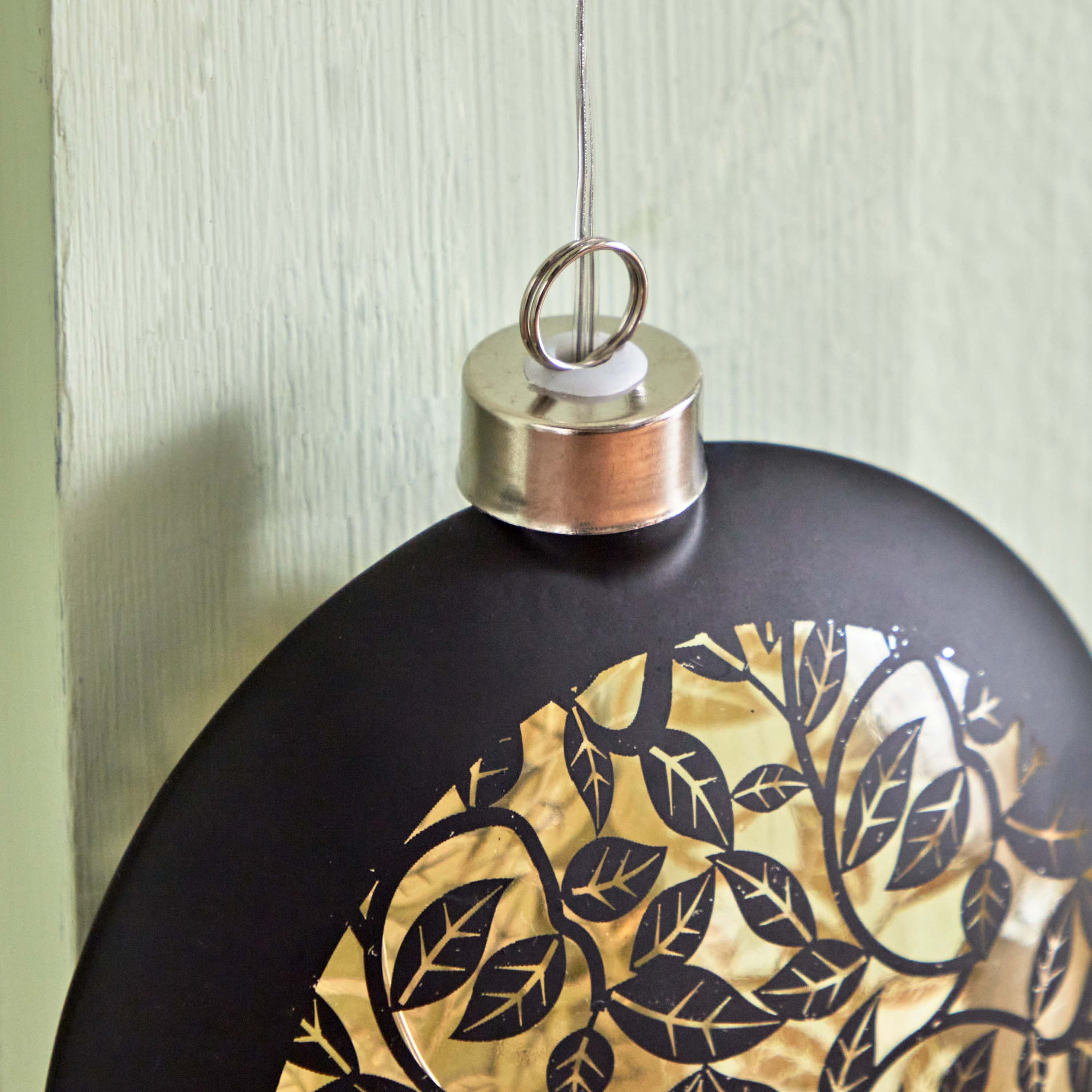 Evren Hanging Glass Decor with LED Lights - 12x4x13 cm-hbxdecorandfurnishings-homeaccessories-lanterns-image-4