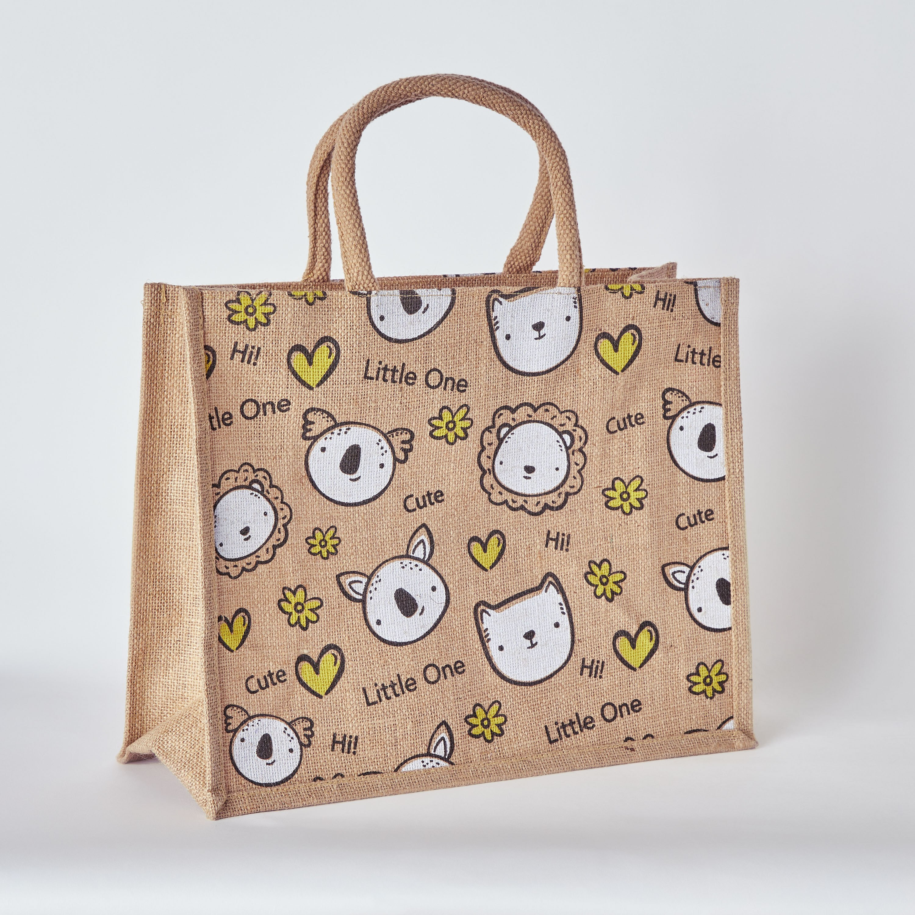 شنطة جوت بطبعات من رون - 30x38x15 سم-hbxhomeware-hbxkidsandyouth-image-6