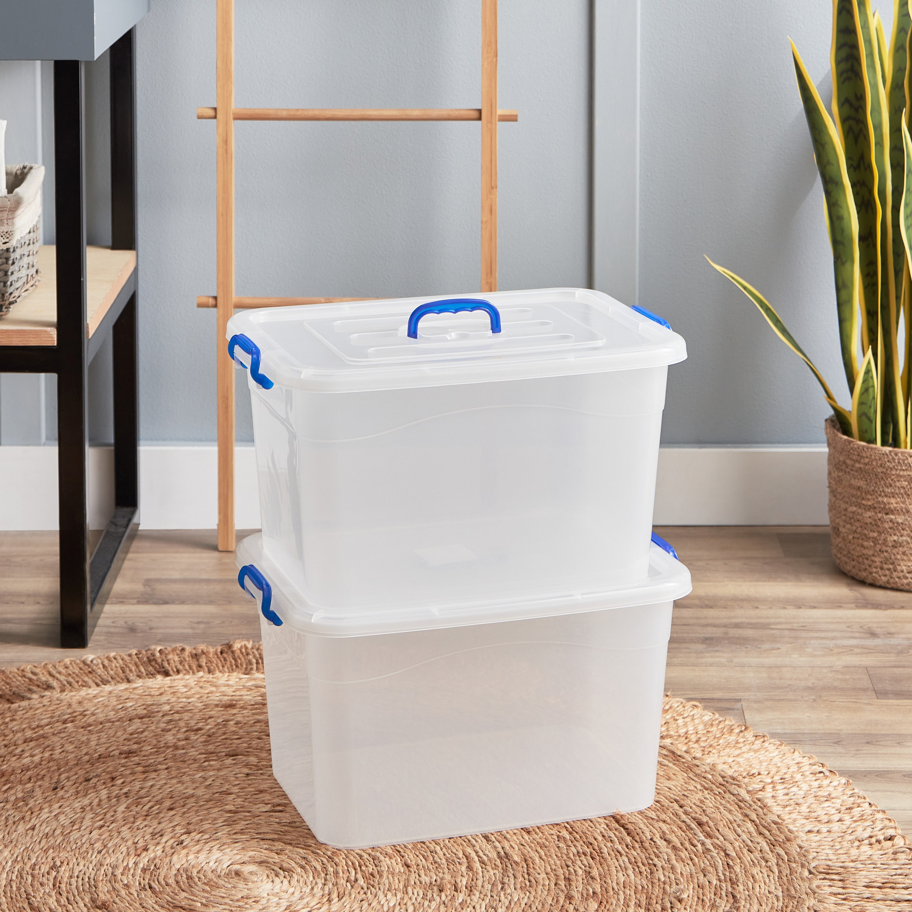 صندوق تخزين من لوك أند ستور - طقم من قطعتين-hbxbedroom-bedroomaccessories-bedroomstorage-image-2