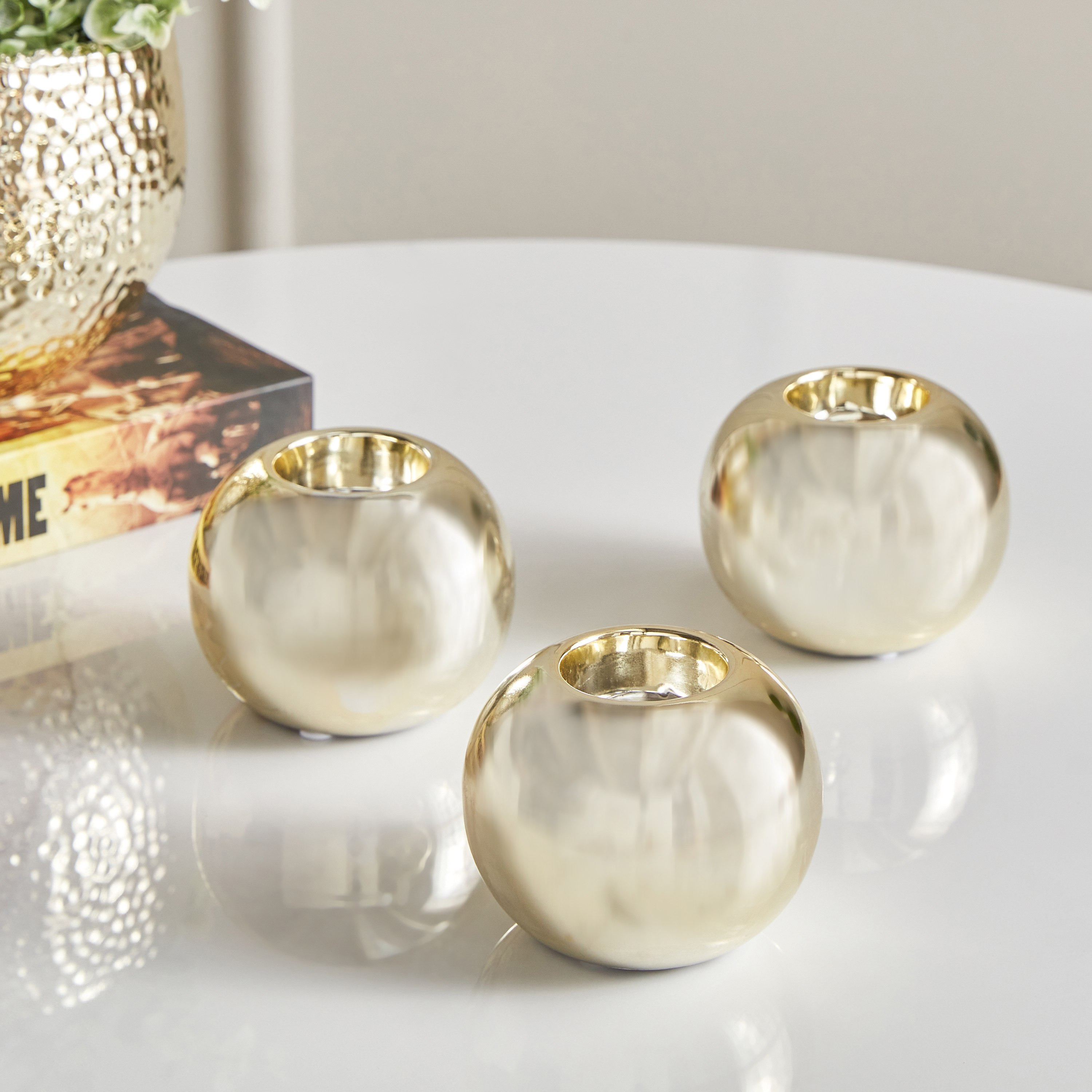 طقم حاملات شموع سيراميك 3 قطع من آش - 10.5x10.5x8.5 سم-hbxlivingroom-decorandaccessories-candleholders-image-2