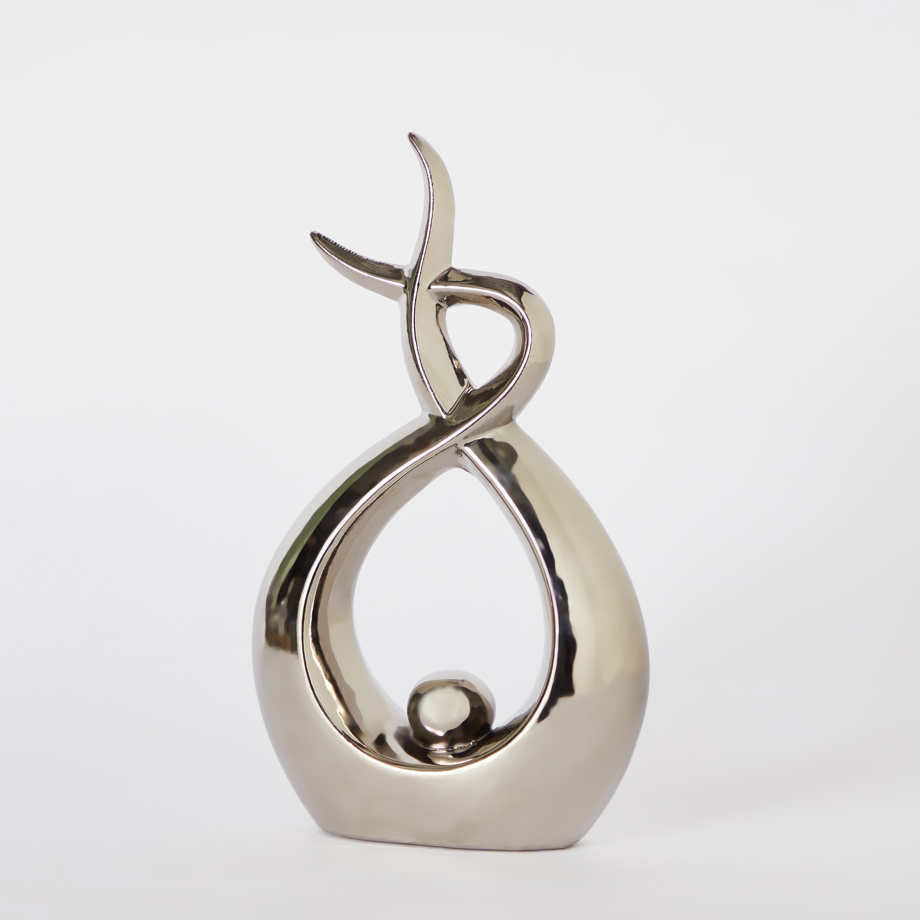 قطعة ديكور سيراميك مودرن من آش- 18x7x31  سم-hbxhomeware-homedecor-figurinesandornaments-image-6