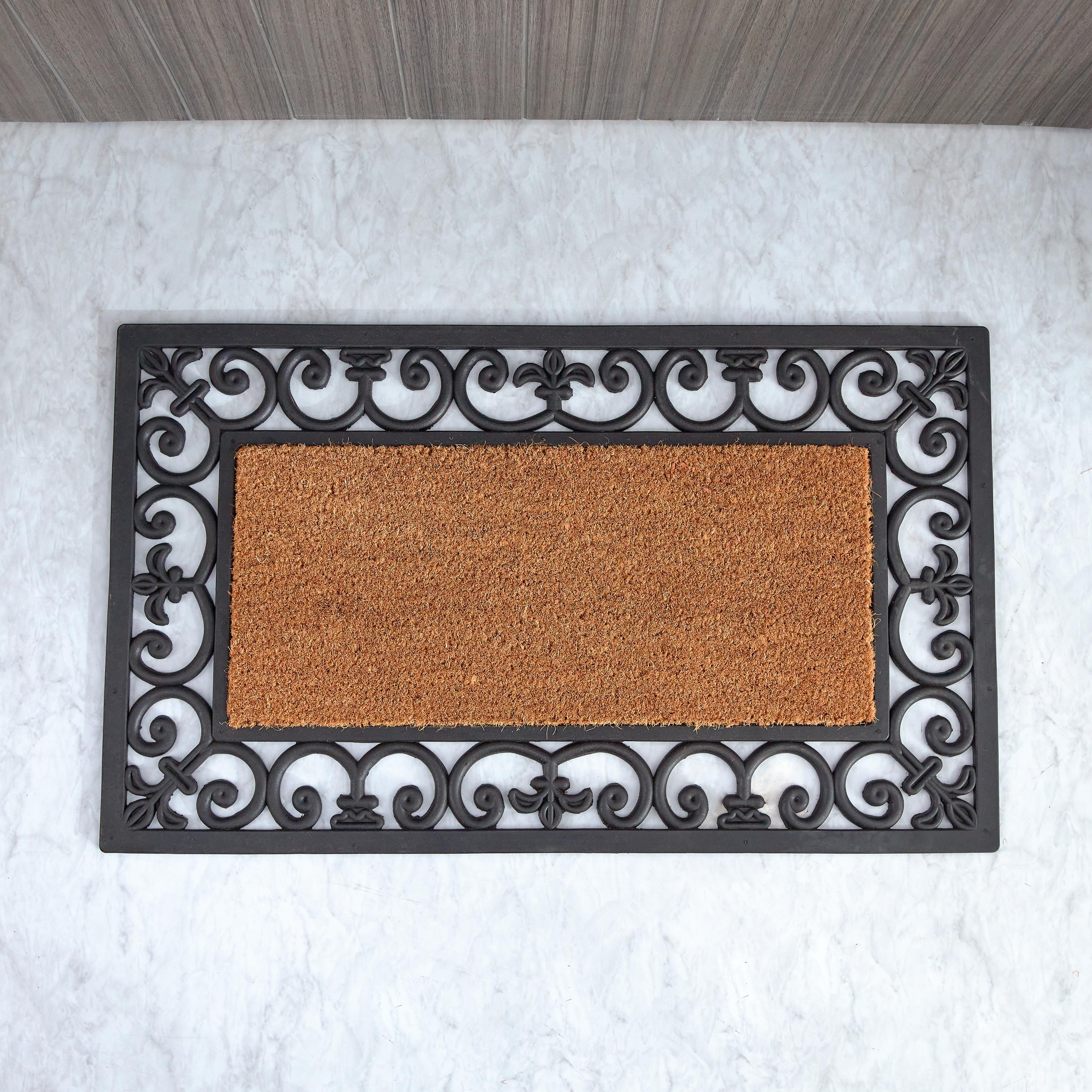 Rylee Moulded Coir and Rubber Doormat - 45x75 cm-hbxhomeware-hbxlivingroom-image-2