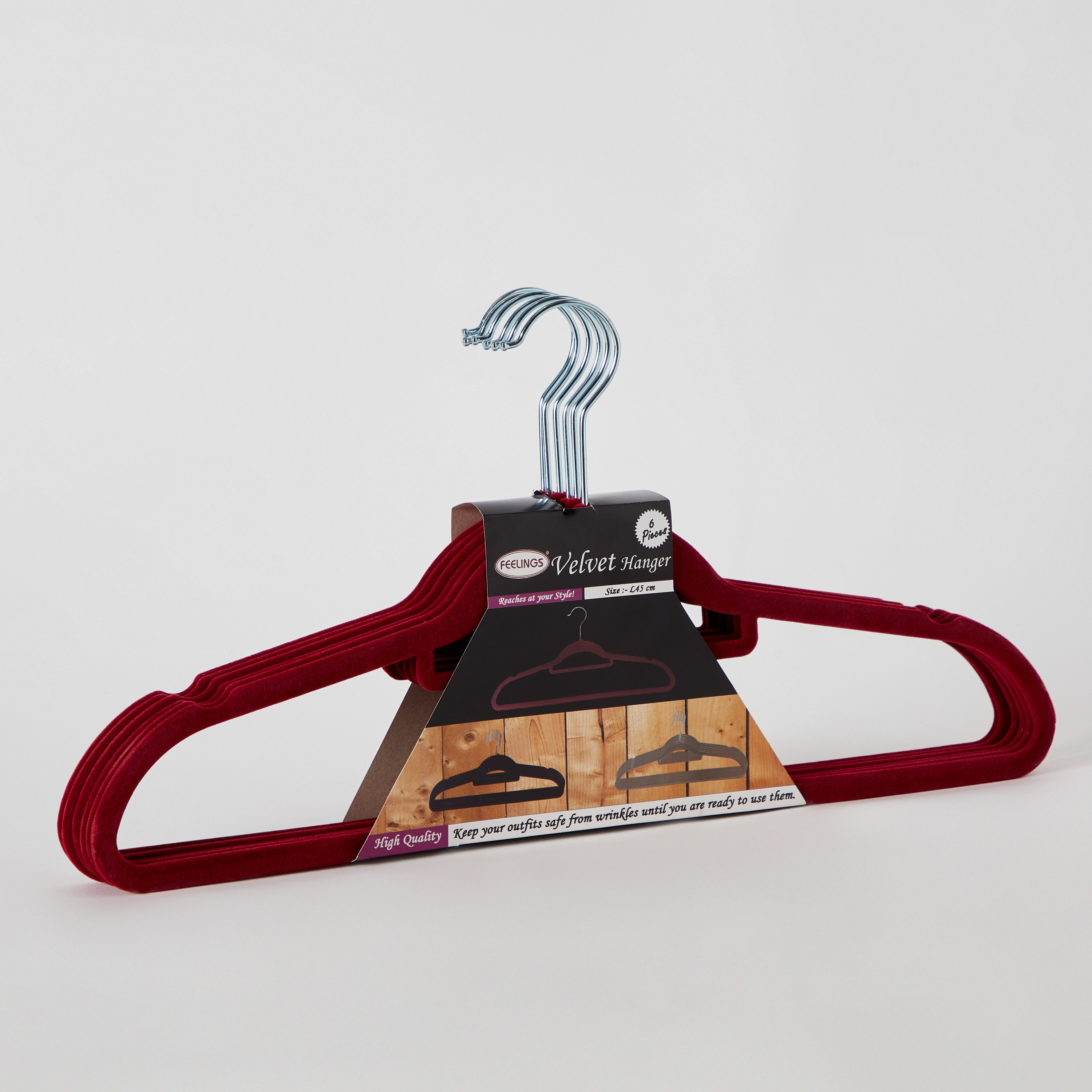طقم علّاقات مخملية 6 قطع من أميتي-hbxhomeware-bathandlaundry-clothesdryingracks-image-6