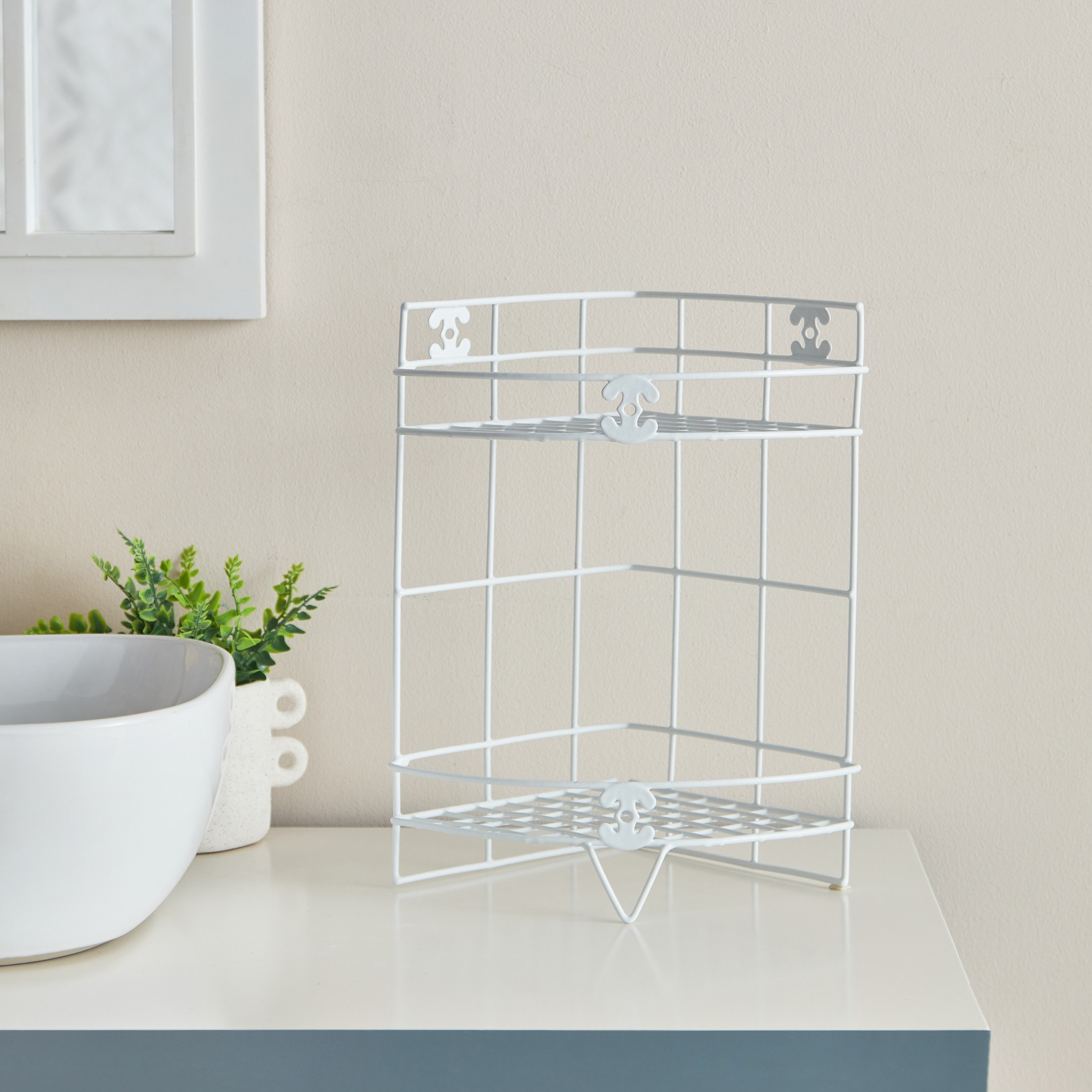 رف حمام طابقين من أميتي - 21x8x26 سم-hbxhomeware-hbxbathroom-image-2
