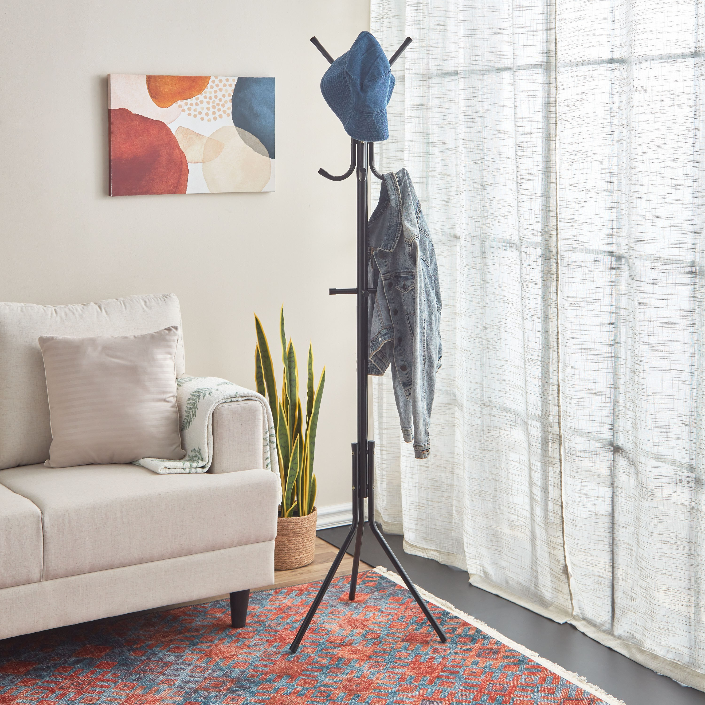 حامل معاطف من أميتي - 42x46x175 سم-hbxlivingroom-decorandaccessories-coathangers-image-1