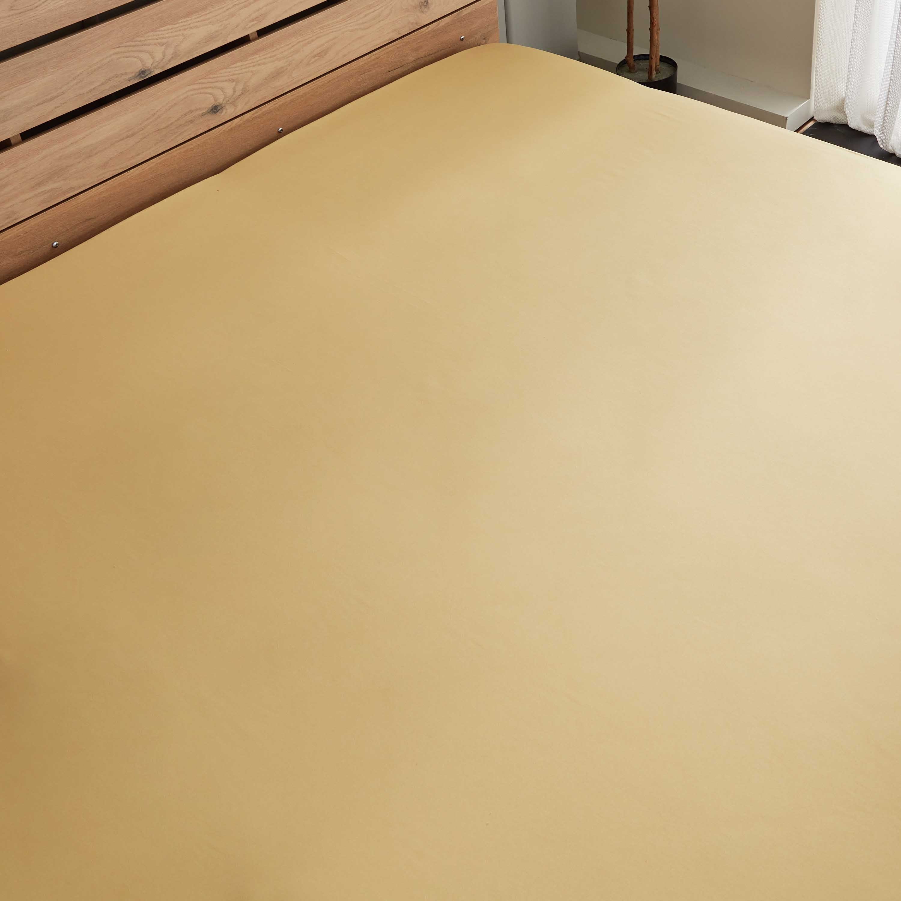 Derby Solid Microfiber Queen Fitted Sheet - 150x200+25 cm-hbxhomeware-hbxbedroom-image-3