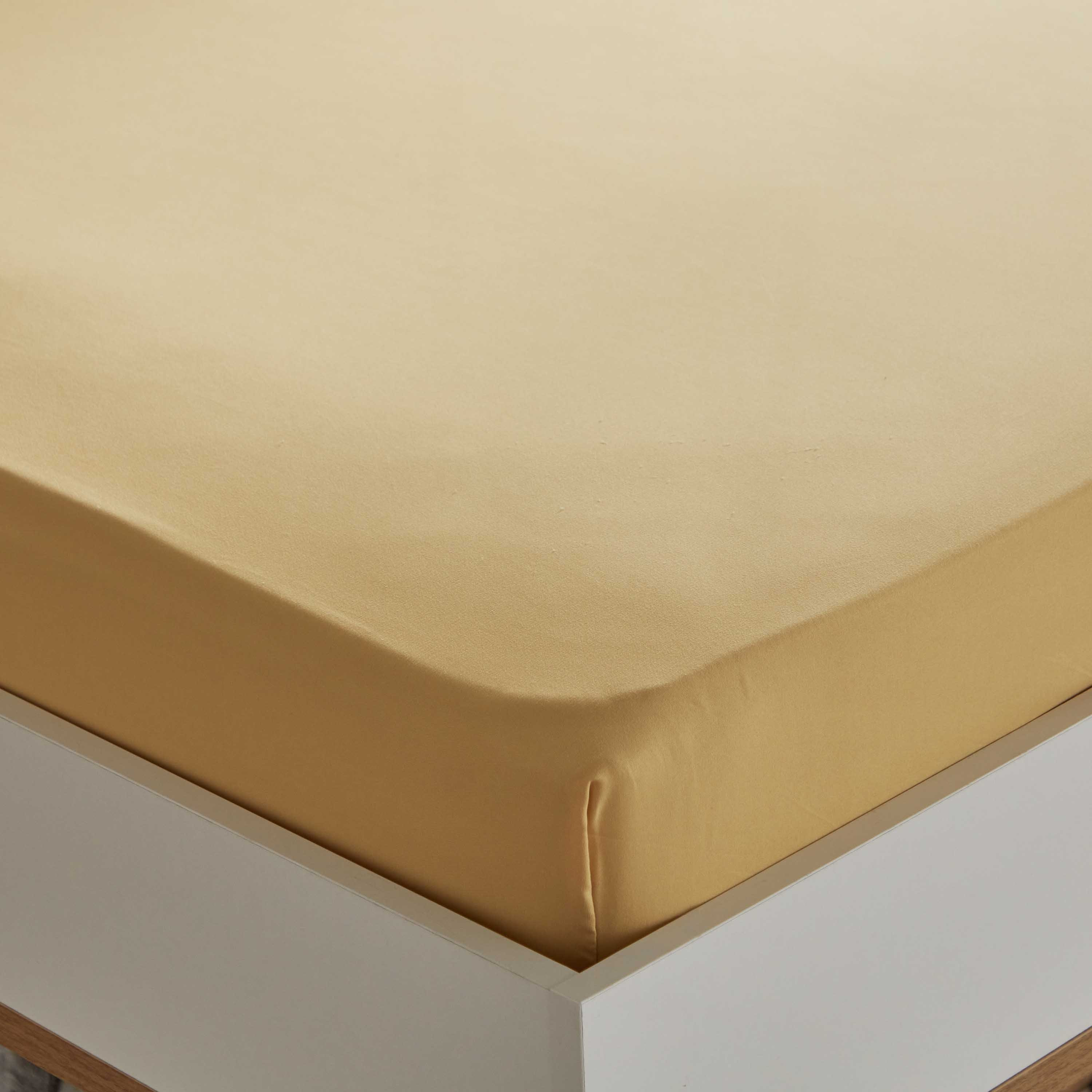Derby Solid Microfiber Queen Fitted Sheet - 150x200+25 cm-hbxhomeware-hbxbedroom-image-5