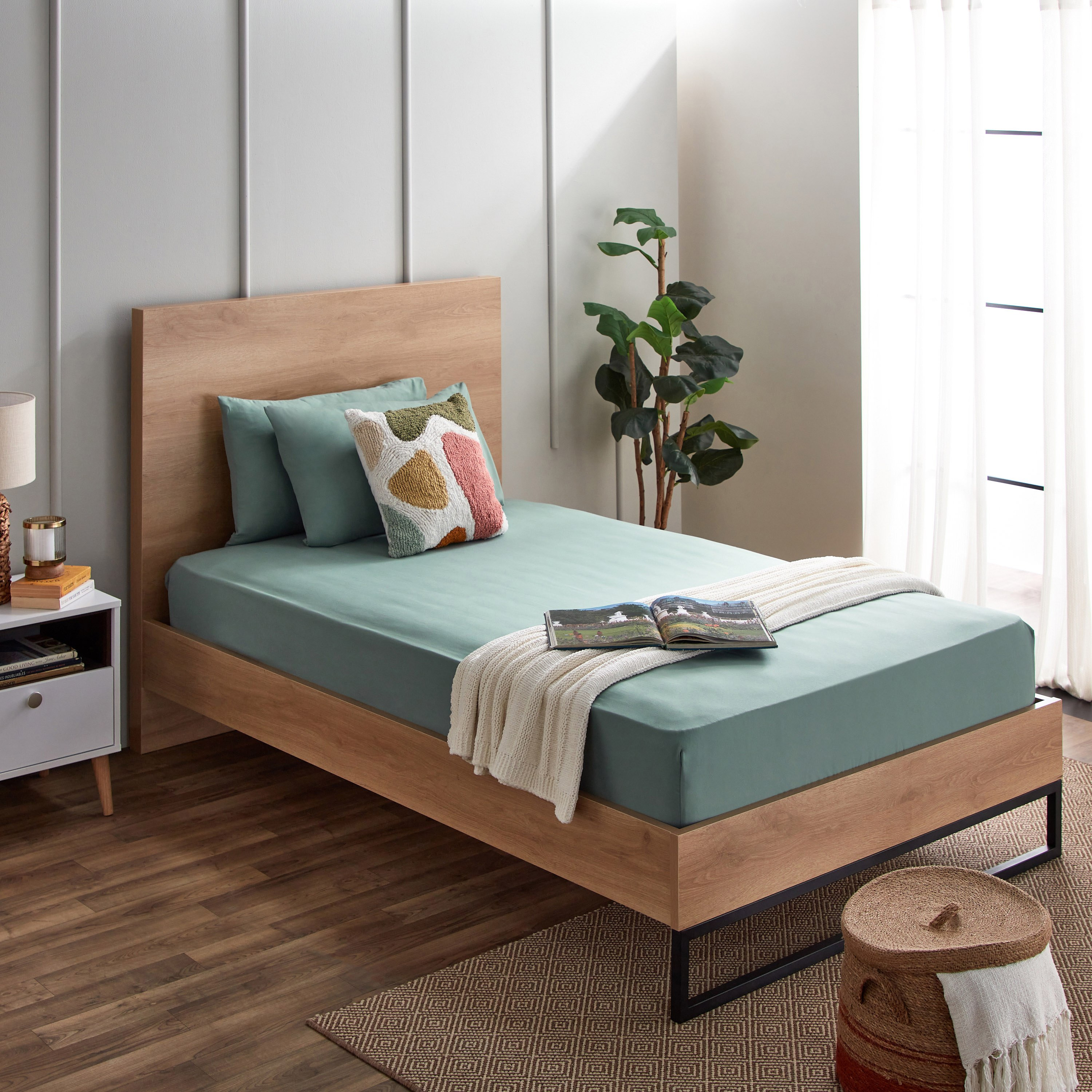 طقم أغطية وسادة سادة من ألياف دقيقة قطعتين من ديربي - 45x70 سم-hbxhomeware-hbxbedroom-image-8