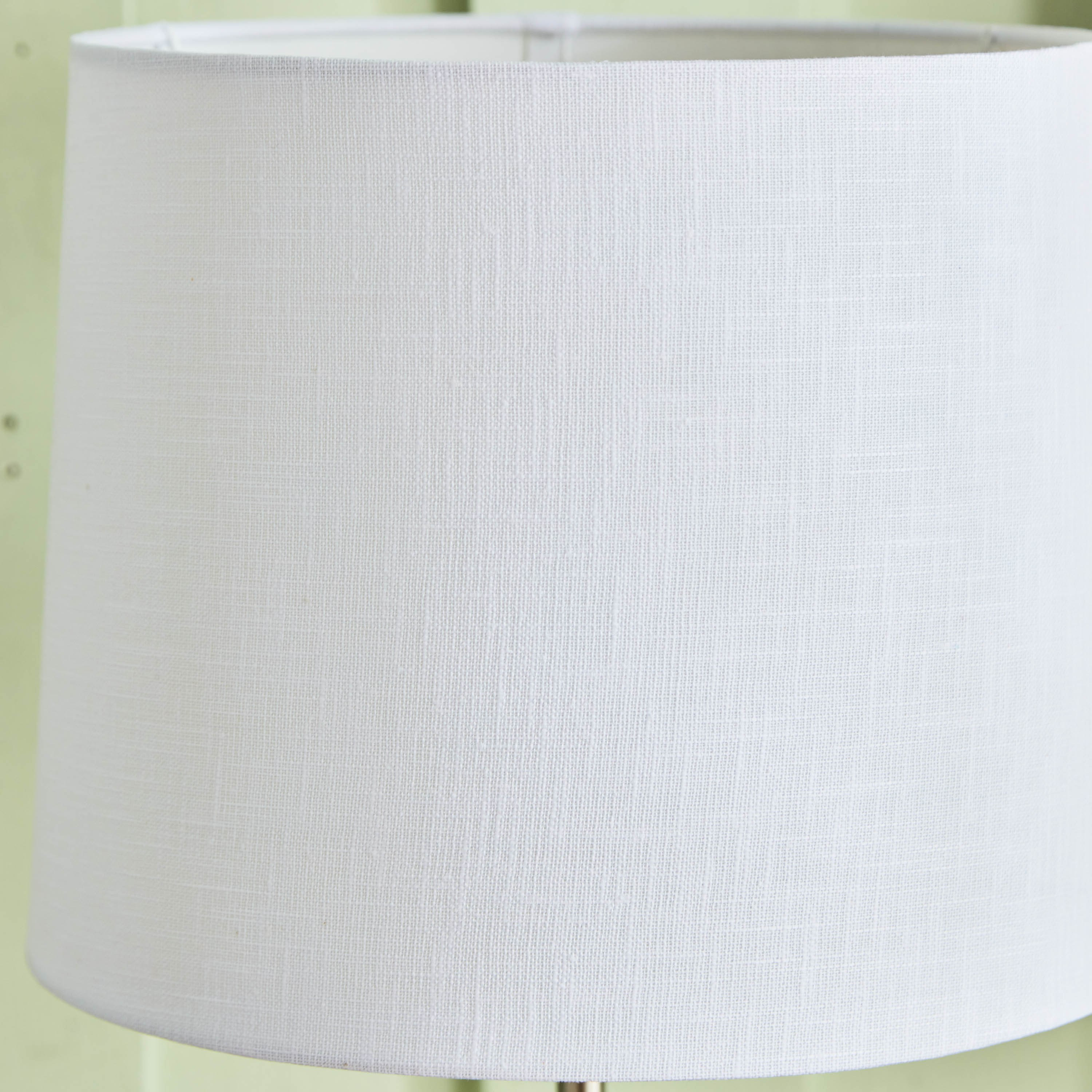 مصباح طاولة معدن بغطاء كتان من دنفر - 28x28x60 سم-hbxlivingroom-lighting-tablelamps-image-4