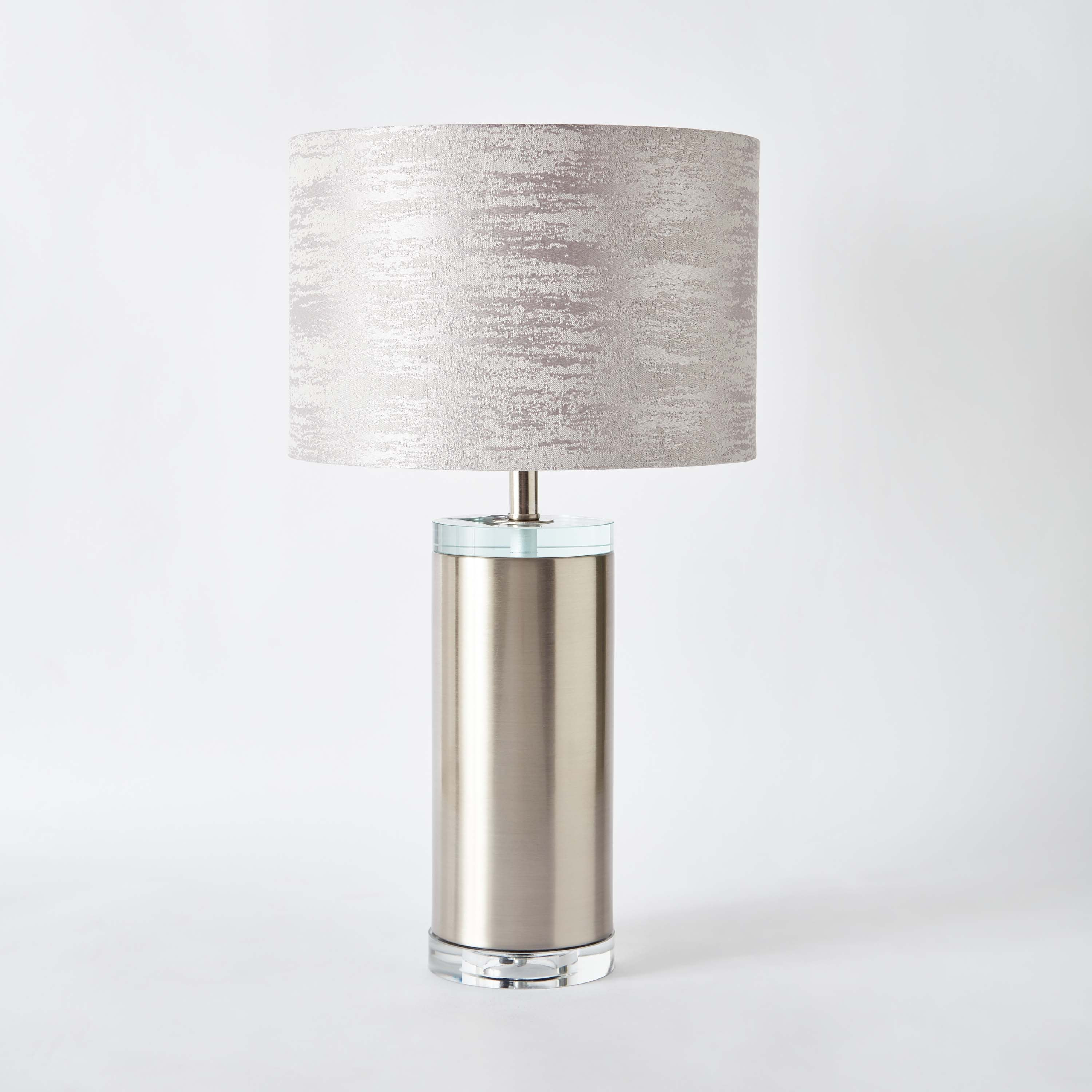 مصباح طاولة معدن وكريستال من دنفر - 30x30x54 سم-hbxlivingroom-lighting-tablelamps-image-6