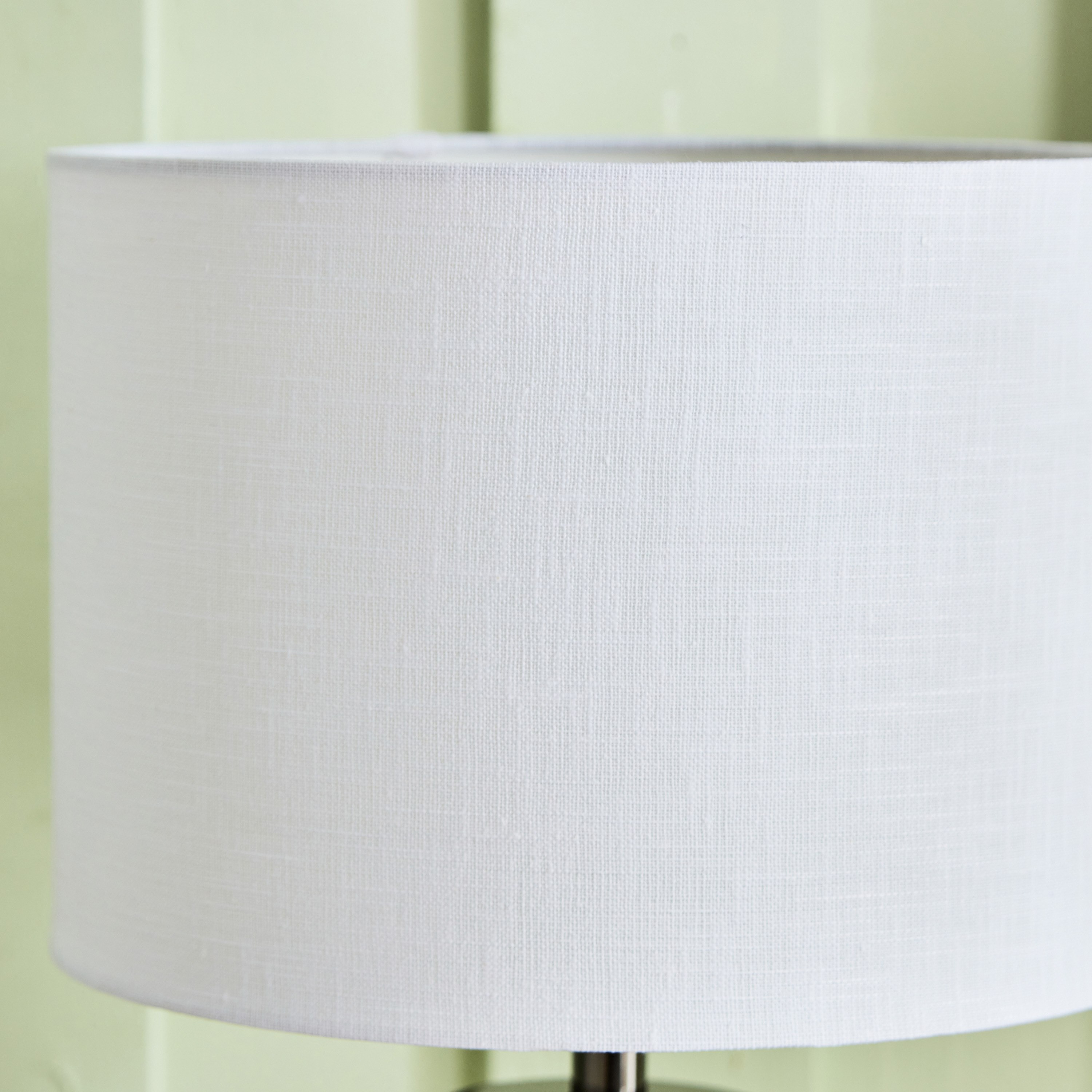 مصباح طاولة معدن بغطاء كتان من دنفر - 28x50 سم-hbxlivingroom-lighting-tablelamps-image-4