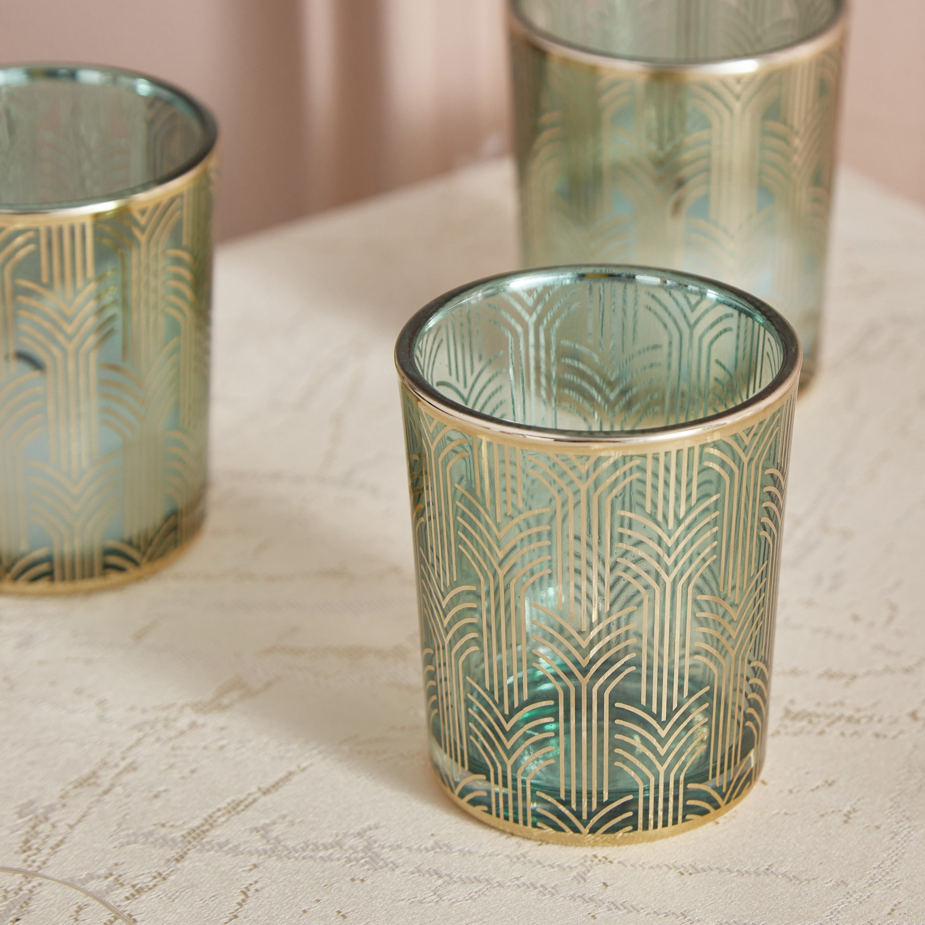 Dexi 3-Piece Glass Candleholder Set - 5.5x6.5 cm-hbxlivingroom-decorandaccessories-candleholders-image-3