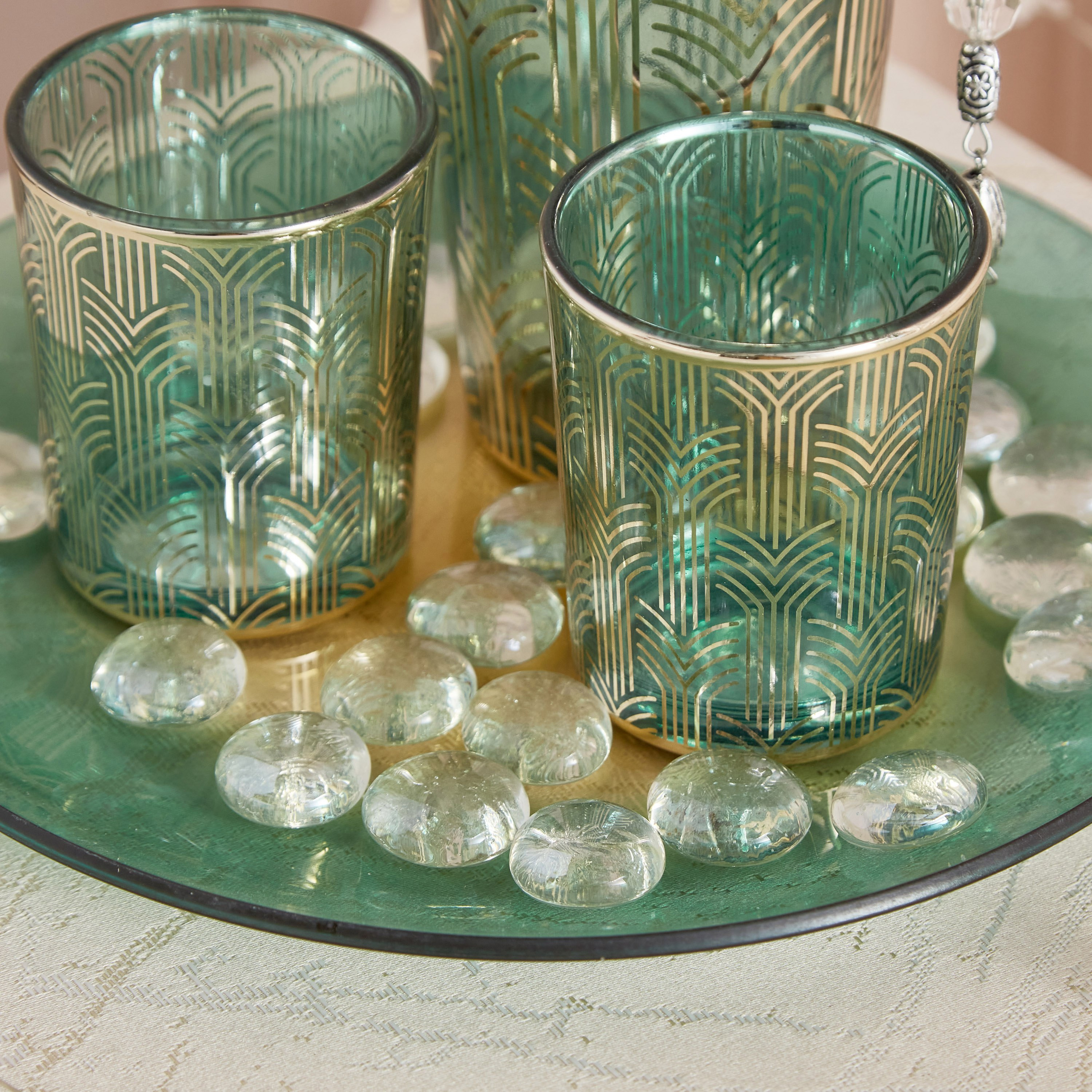 طقم حامل شموع زجاج 5 قطع من ديكسي-hbxlivingroom-decorandaccessories-candleholders-image-4