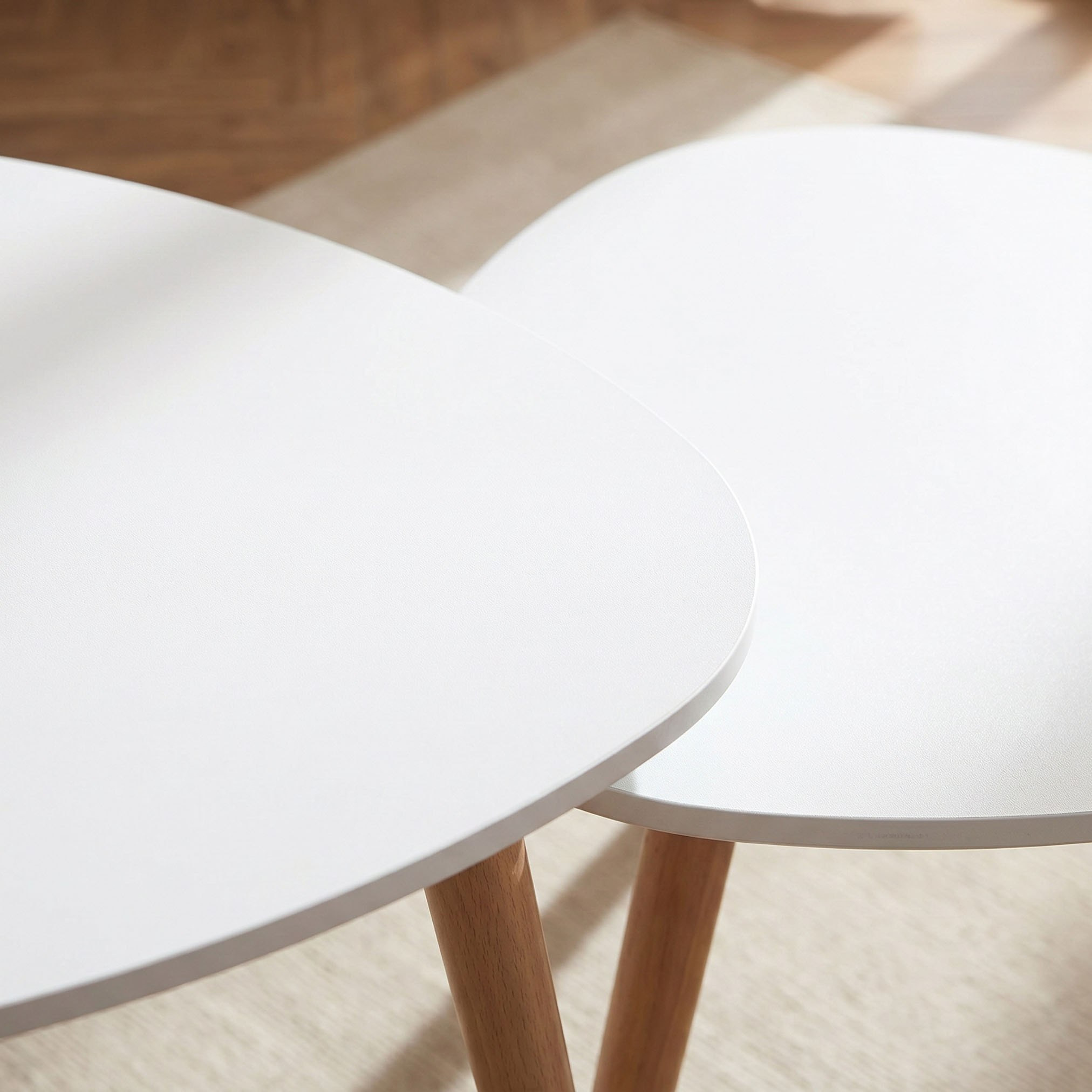 Toto Nest of Tables with Solid Wood Legs - Set of 2-hbxfurniture-livingroom-nestingtables-image-2