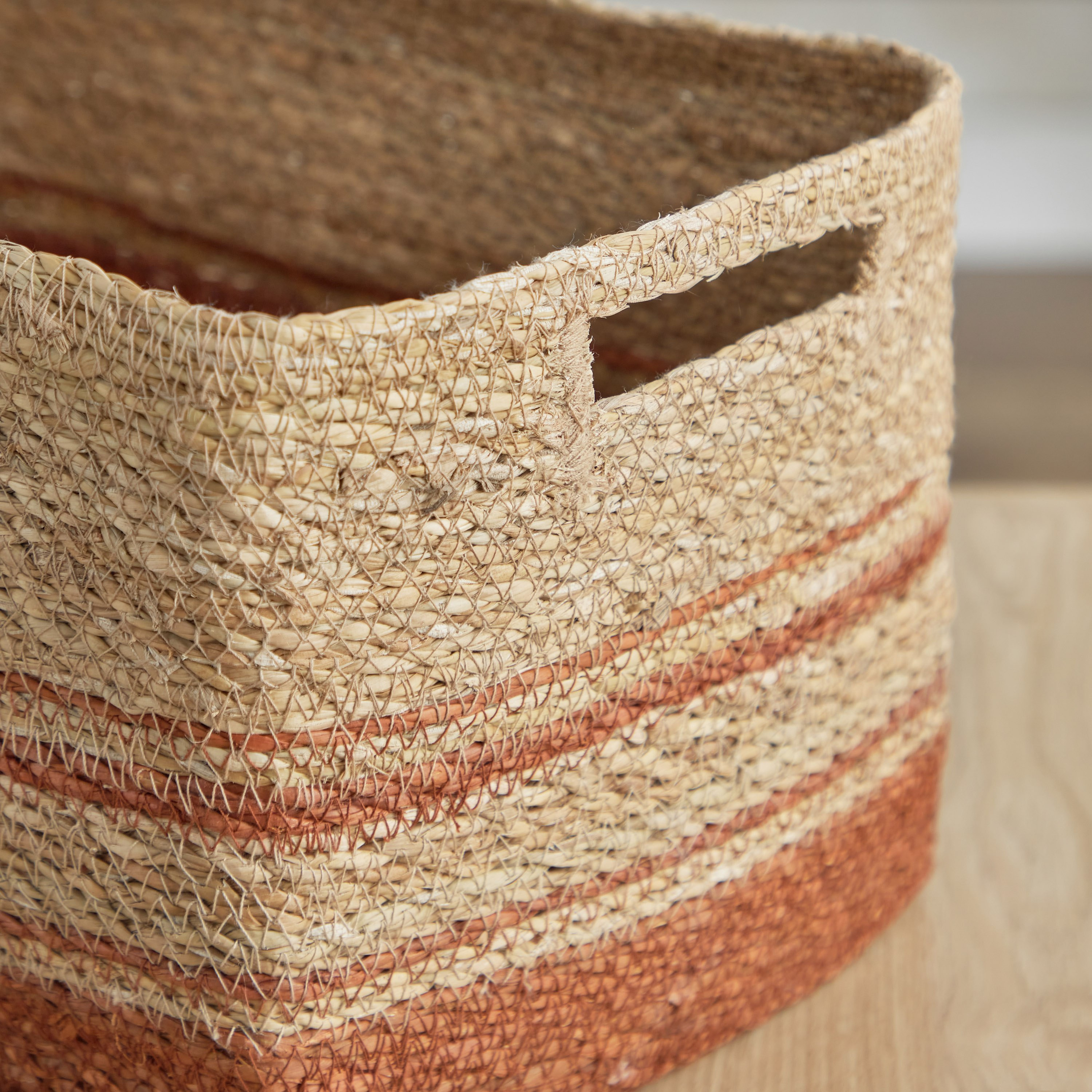 Naturaloom Rectangular Storage Basket - 34x25x22 cm-hbxbedroom-bedroomaccessories-bedroomstorage-image-3