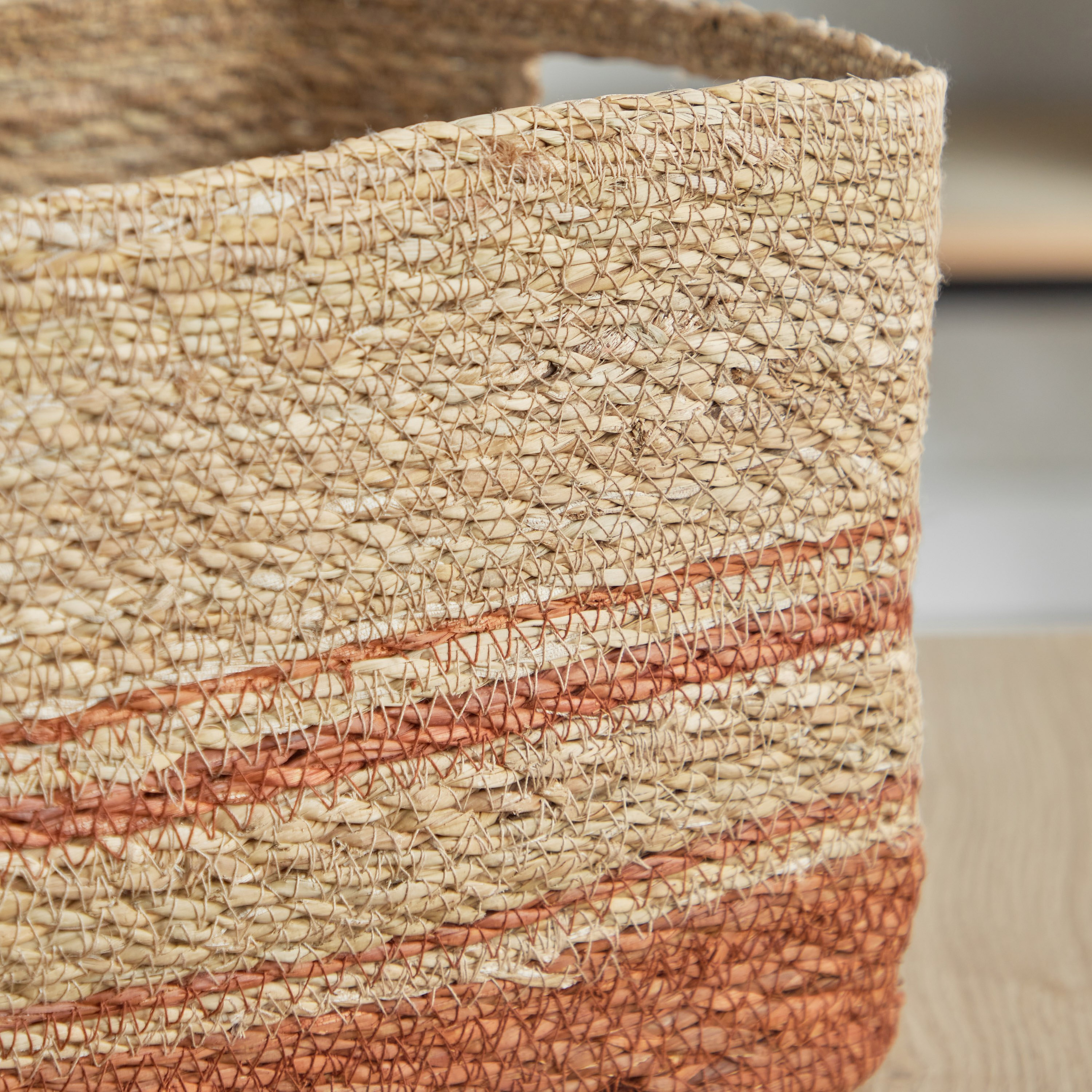 Naturaloom Rectangular Storage Basket - 34x25x22 cm-hbxbedroom-bedroomaccessories-bedroomstorage-image-4