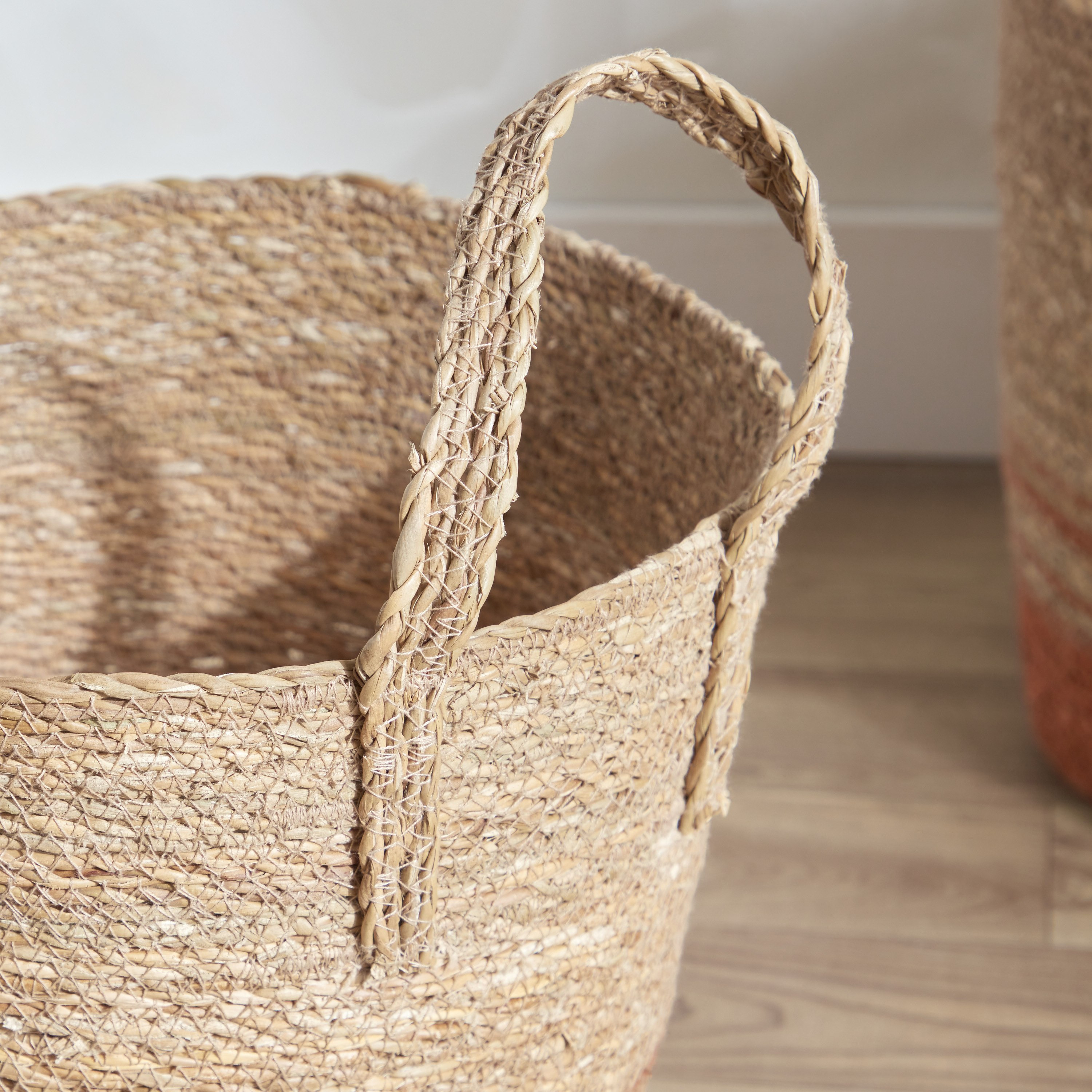 سلة غسيل مستديرة بمقبض من ناتشورالوم - طقم من 3 قطع-hbxbathroom-bathroomstorage-laundryhampers-image-3