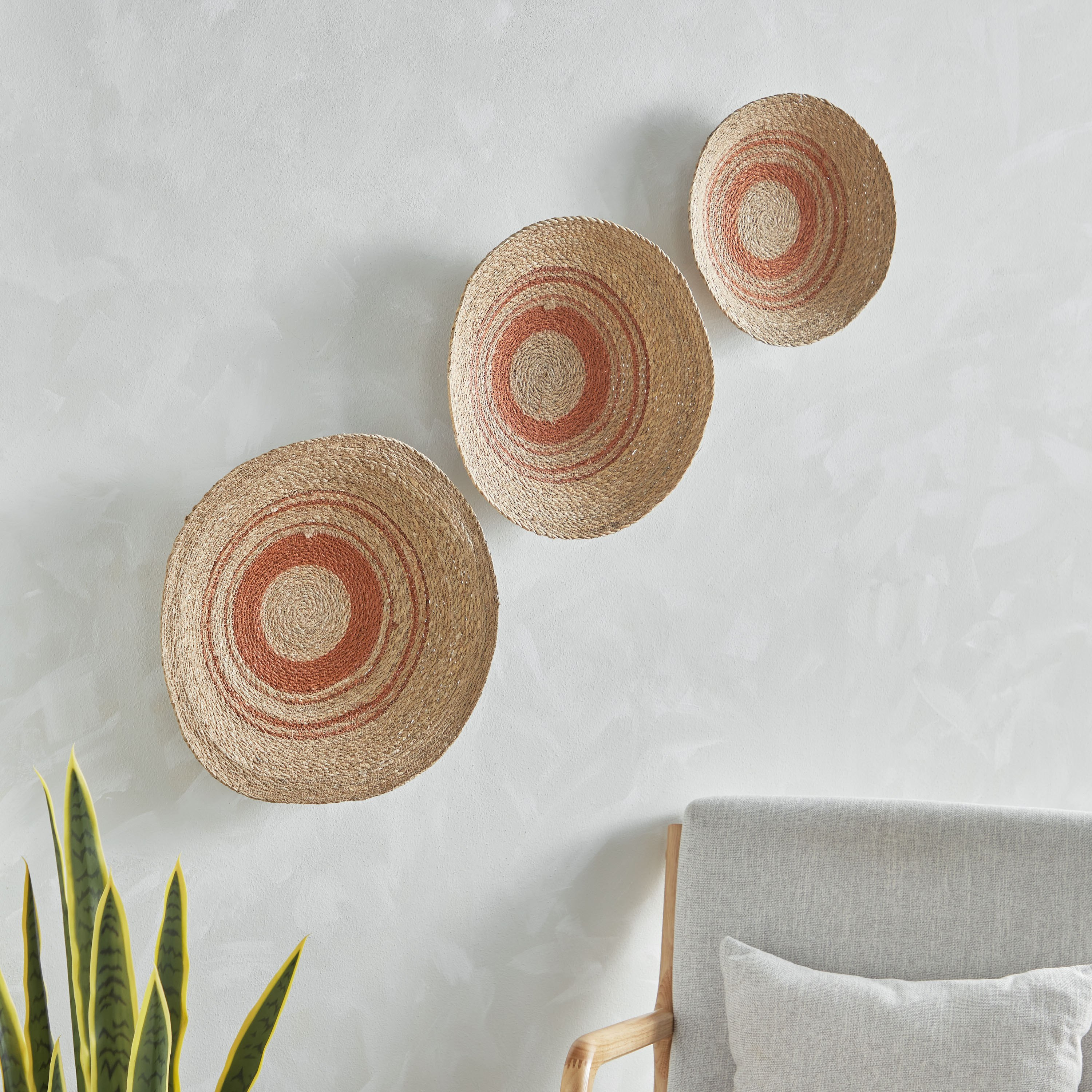صحون روطان ديكور حائط 3 قطع من نيتشورالوم-hbxdiningroom-walldecor-wallart-image-1