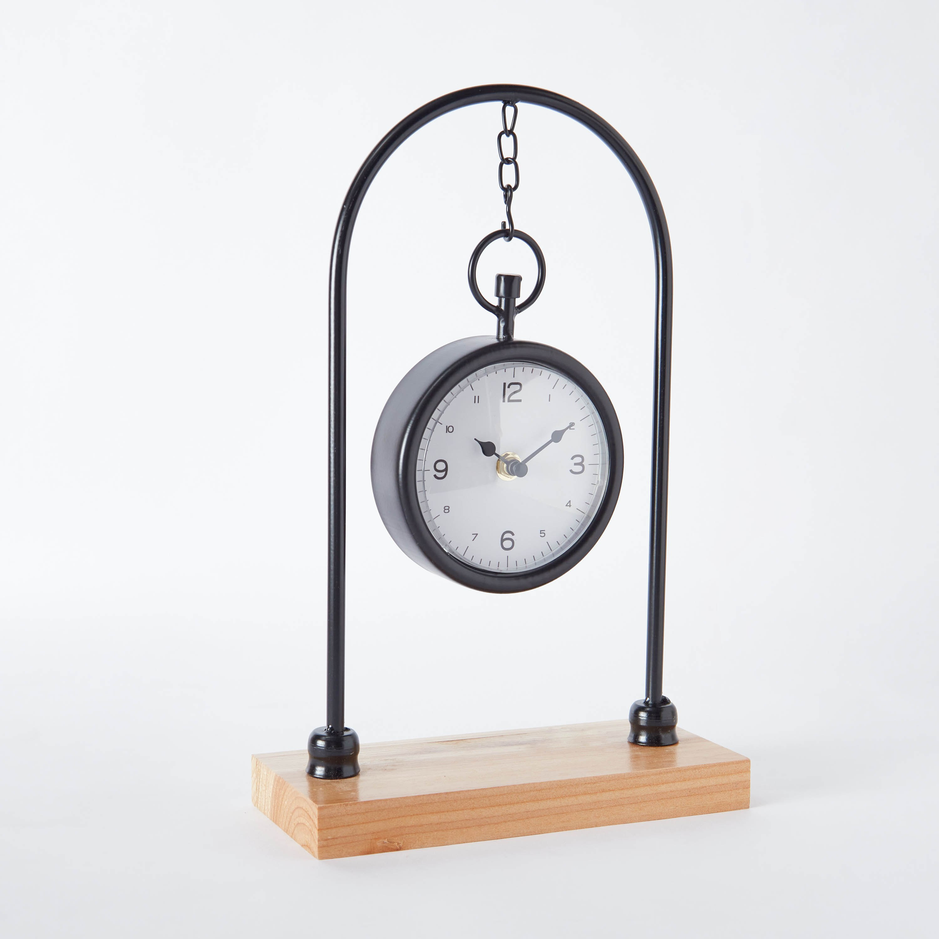 ساعة طاولة معدن من سانتيغو - 22x10x34.5 سم-hbxhomeware-hbxdecorandfurnishings-image-7
