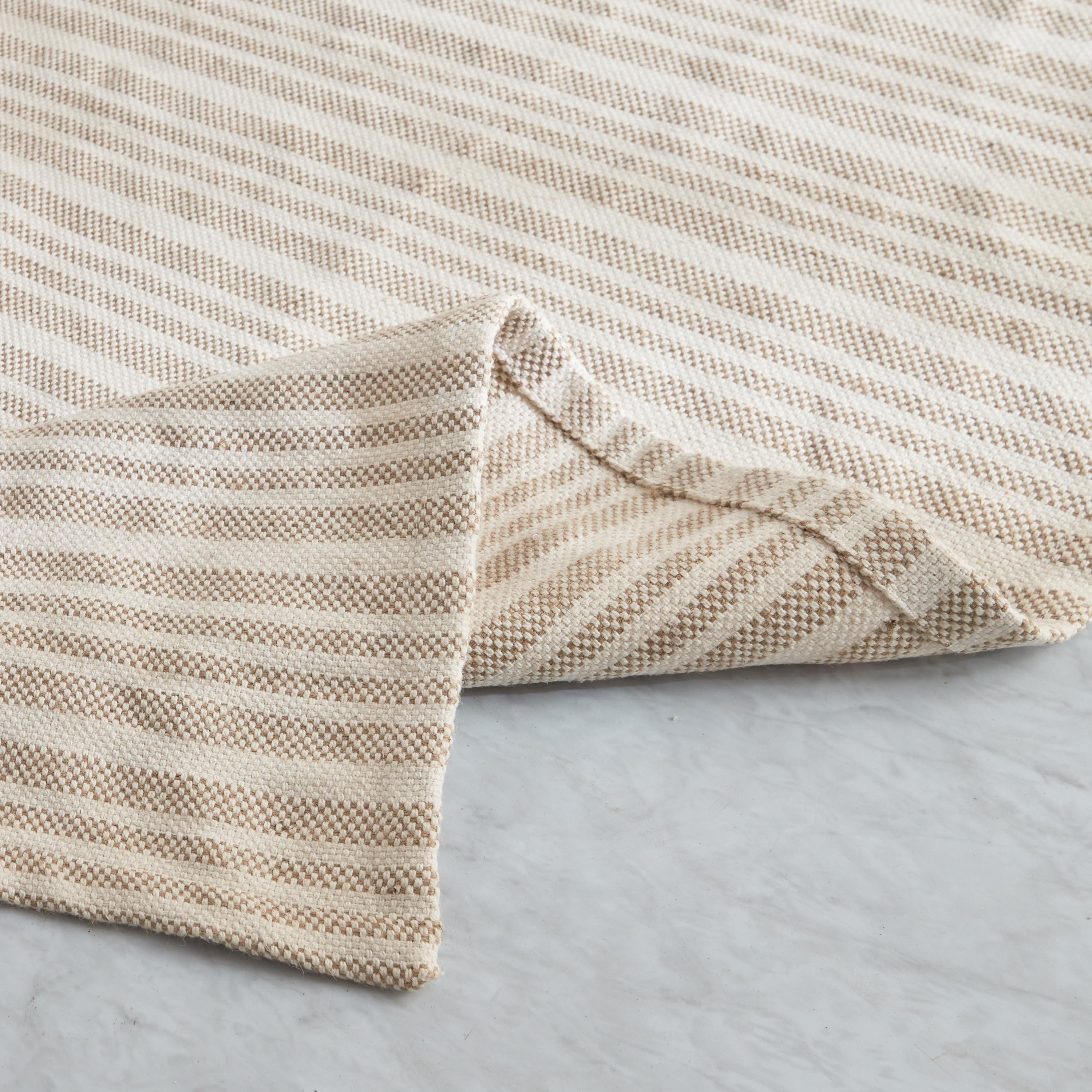 Textura Terreno Jute Cotton Dhurrie - 150x200 cm-hbxdecorandfurnishings-floorcoverings-rugs-image-3