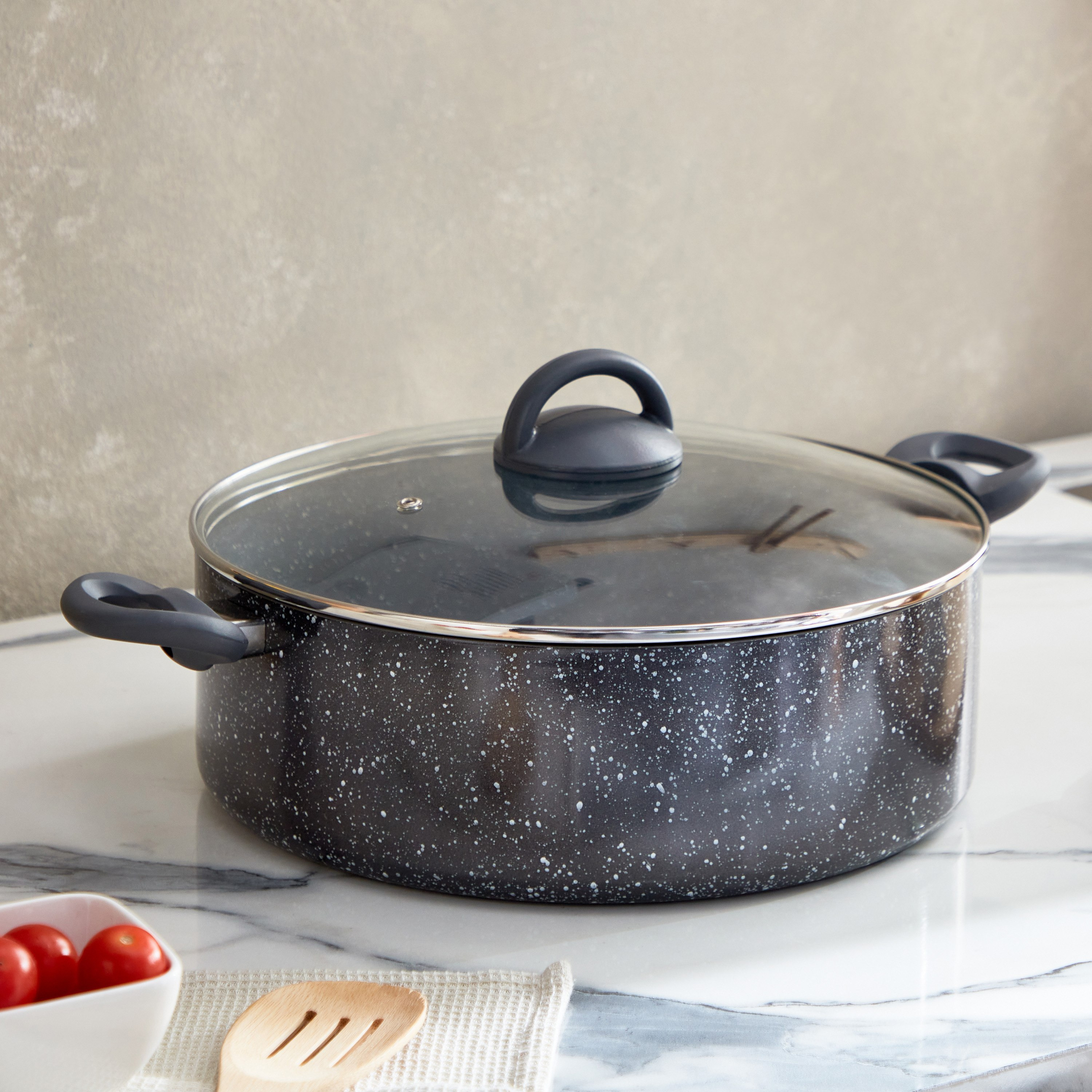 كسرولة بغطاء من أونيكس - 30 سم-hbxdecorandfurnishings-tabletop-serveware-image-1