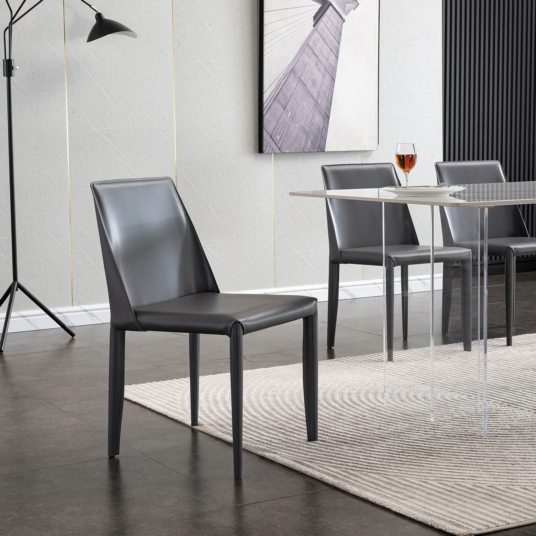 طقم سفرة من الحجر الملبد 6 مقاعد من آكرا-hbxfurniture-diningtablesandsets-diningsets-sixseater-image-10