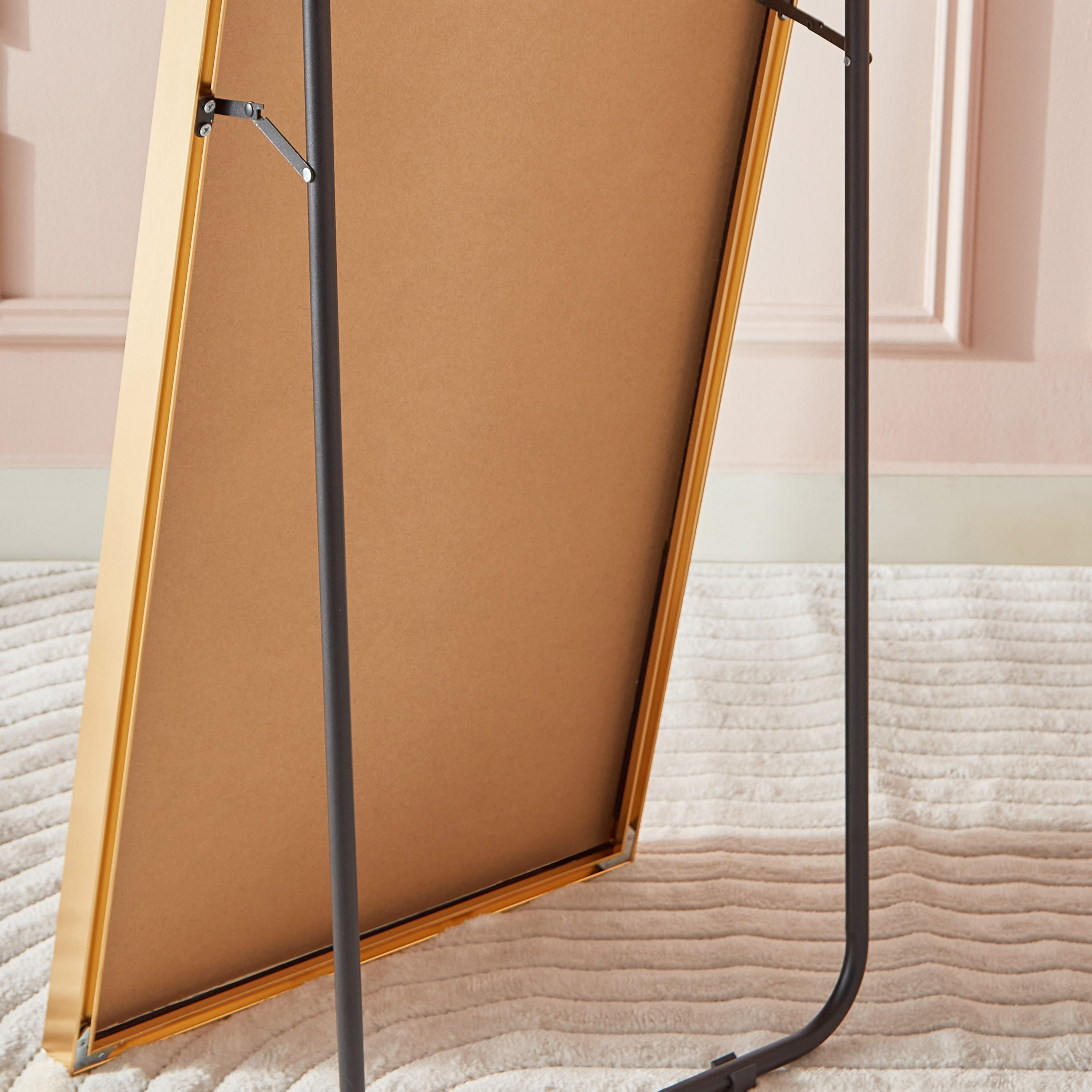 مرآة قائمة بإطار ألومنيوم كبير من رضا - 50x150 سم-hbxhomeware-hbxdecorandfurnishings-image-4