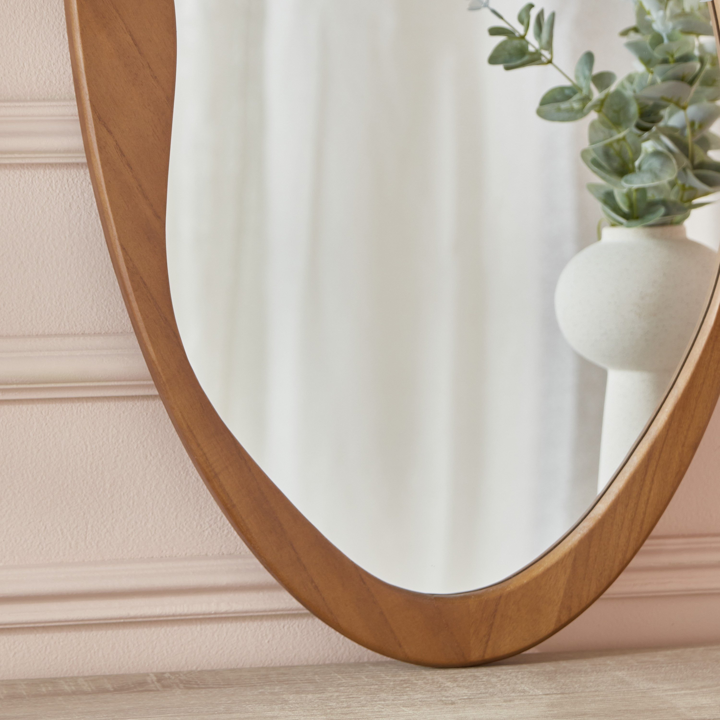 مرآة بإطار خشب من رضا - 50x100 سم-hbxhomeware-hbxdecorandfurnishings-image-3
