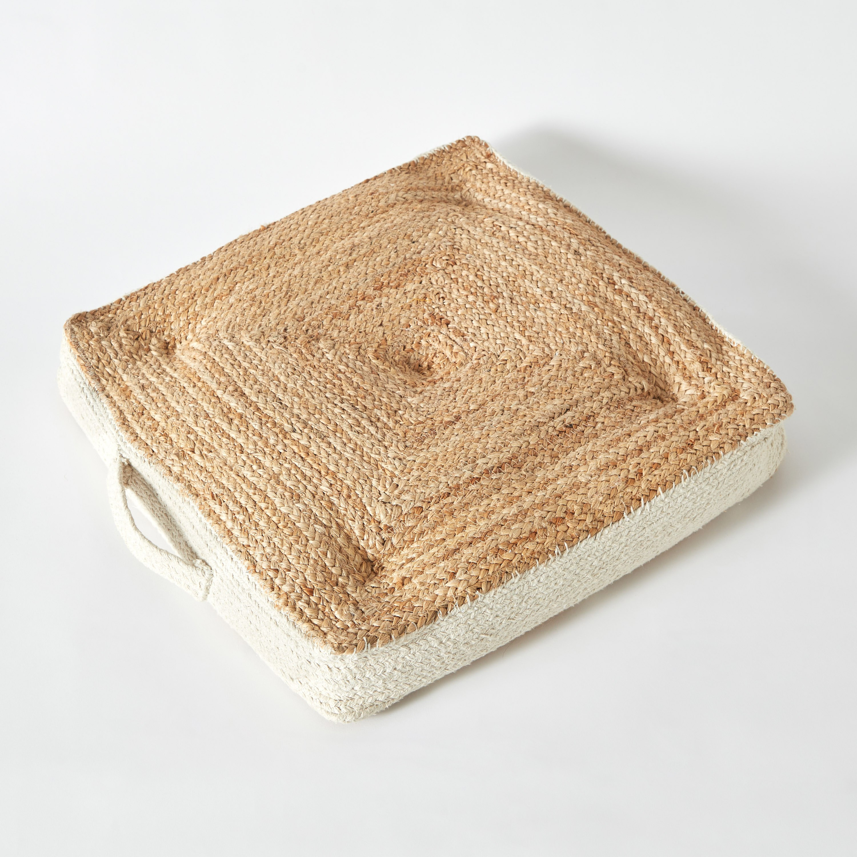 وسادة أرضية محشوة بالجوت مصنوعة يدوياً من إيكو - 50x50x7 سم-PROMO_HB_AE_B2G2_011025-image-6