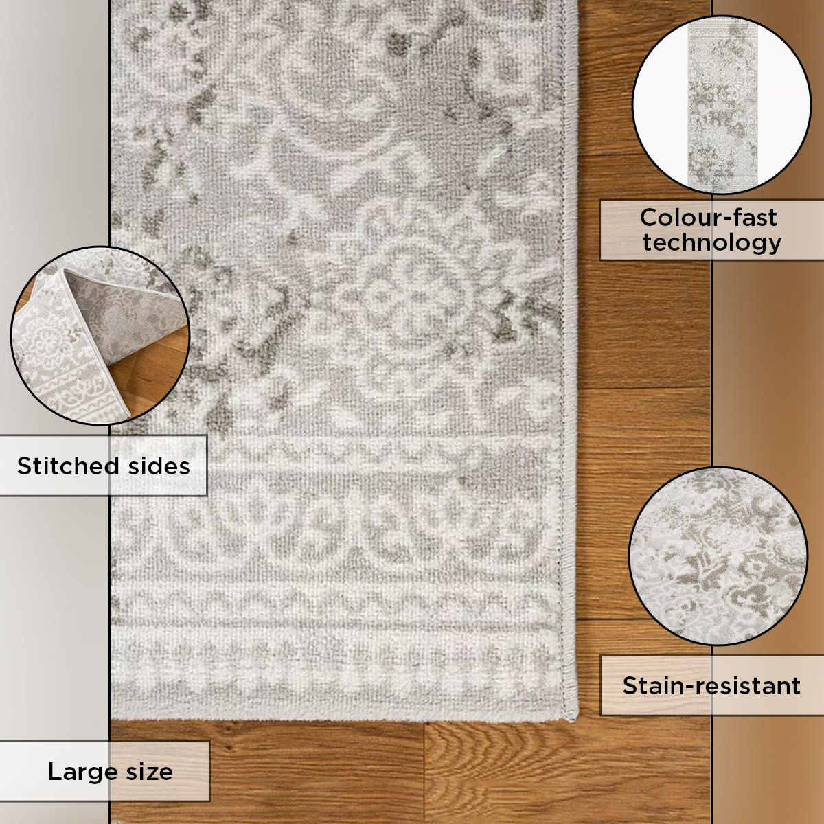 سجادة بولي بروبيلين مقاومة للبقع فلورا من ماهرين - 150x200 سم-hbxdecorandfurnishings-floorcoverings-rugs-image-6