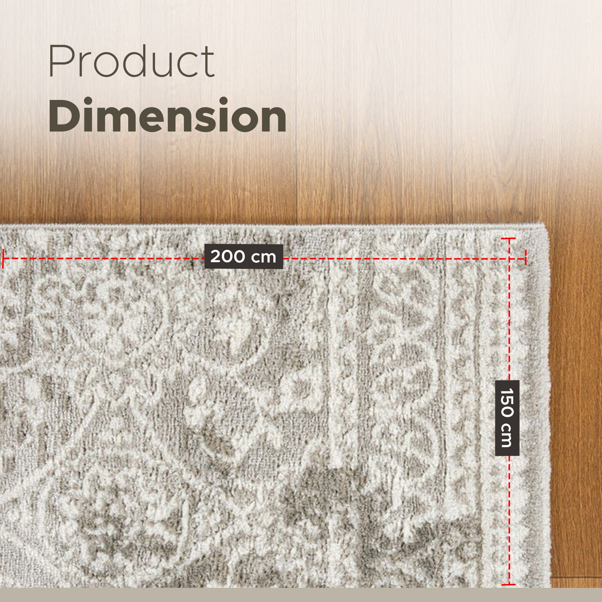 سجادة بولي بروبيلين مقاومة للبقع فلورا من ماهرين - 150x200 سم-hbxdecorandfurnishings-floorcoverings-rugs-image-9