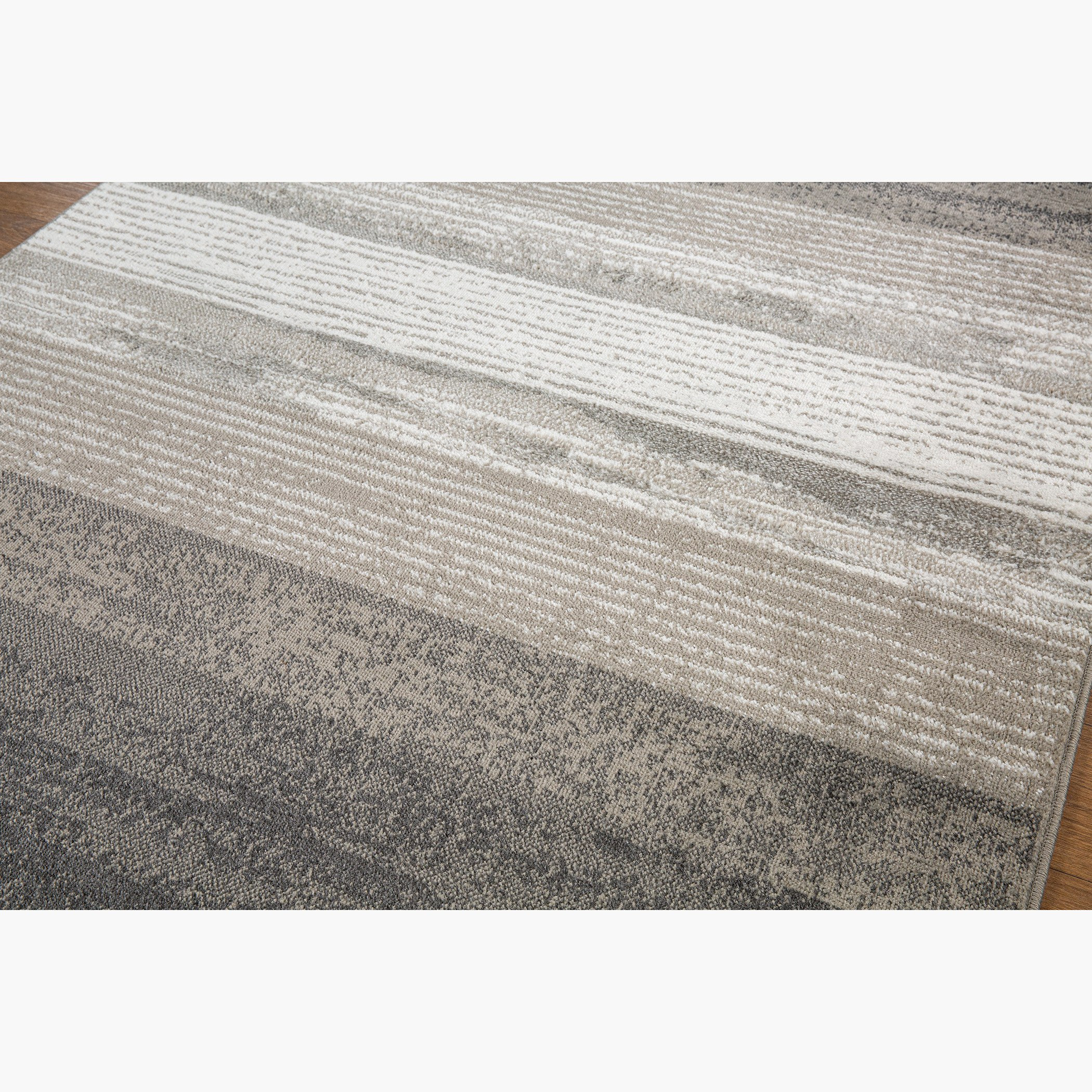 سجادة بولي بروبيلين مقاومة للبقع مخططة من ماهرين - 150x200 سم-hbxdecorandfurnishings-floorcoverings-rugs-image-3