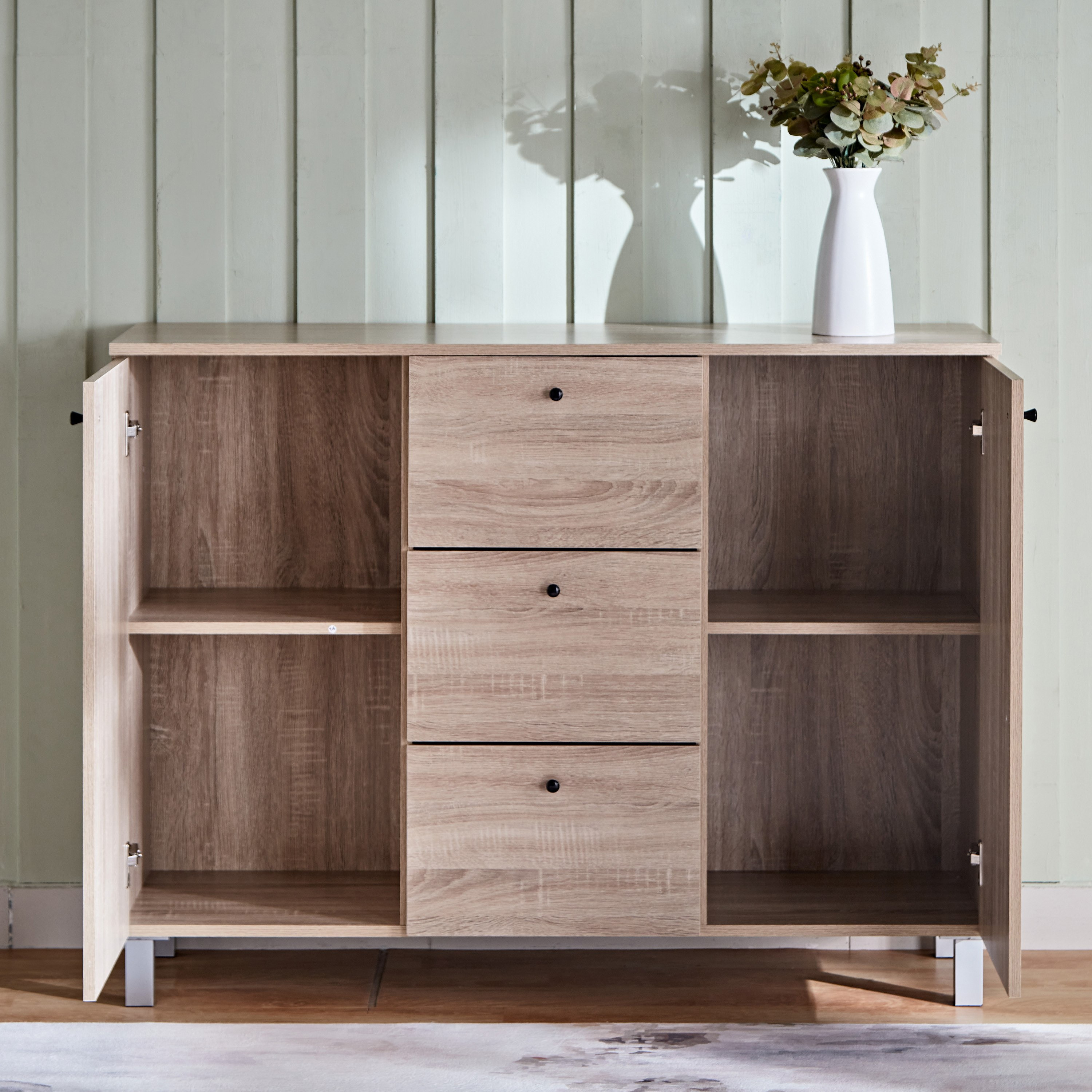 Edmond 2-Door Sideboard with 3 Drawers-hbxfurniture-diningroom-buffetsandsideboards-image-3