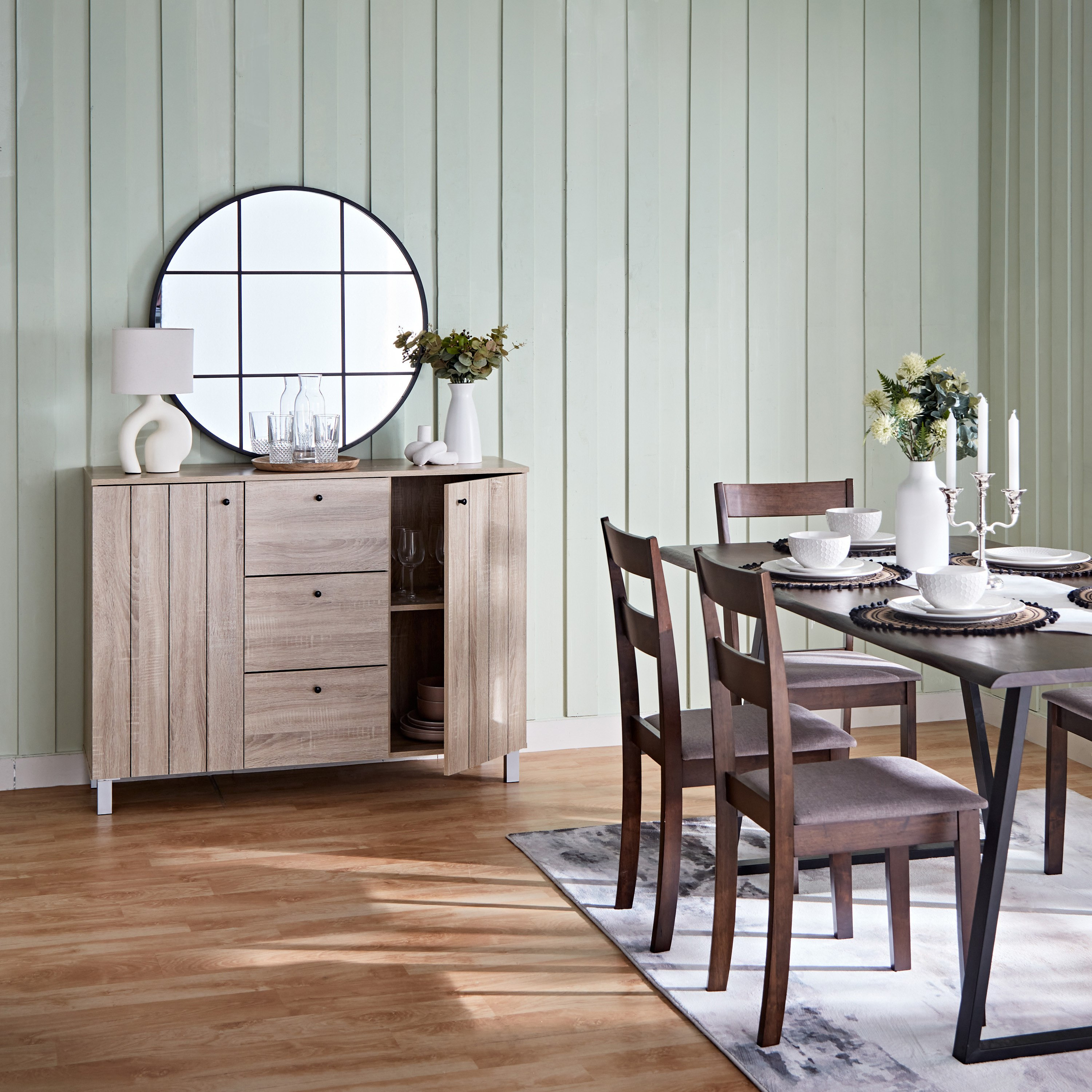 Edmond 2-Door Sideboard with 3 Drawers-hbxfurniture-diningroom-buffetsandsideboards-image-9