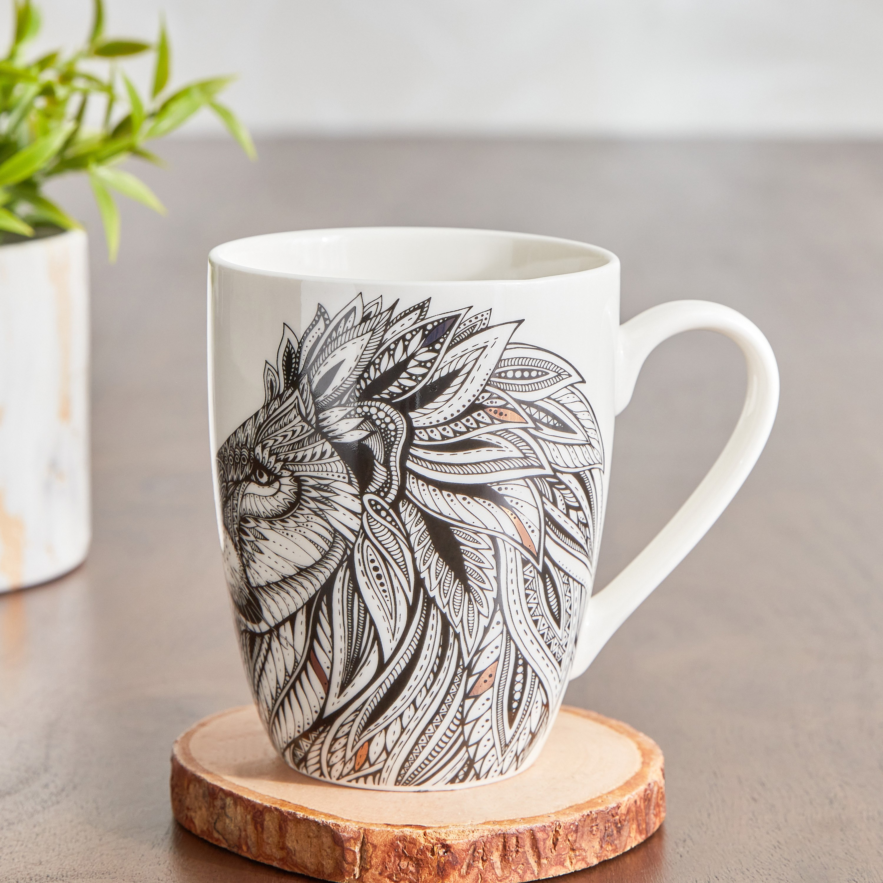 مج سيراميك أسد من فلير - 350 مل-hbxhomeware-hbxkitchen-image-1