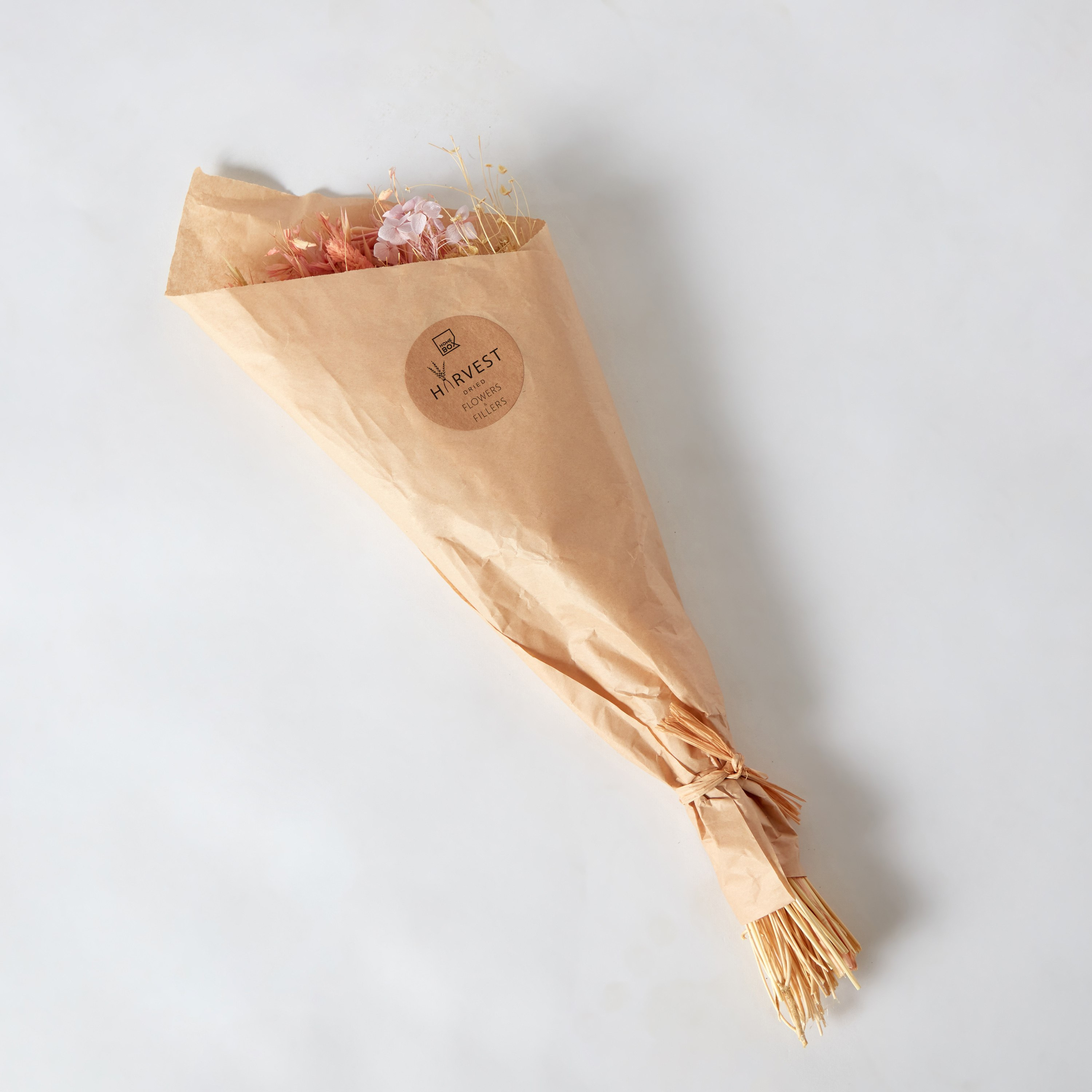 Miley Dried Oat Flower Wrap Bouquet - 21x21x50 cm-hbxdecorandfurnishings-homeaccessories-artificialflowersandplants-image-4