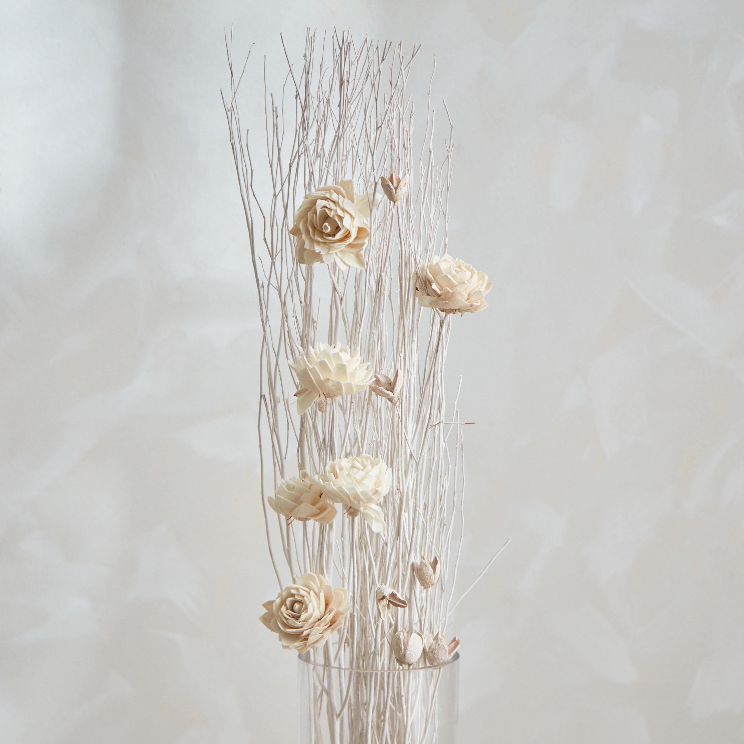 باقة ديكور طويلة ومختلطة من مايلي - 14x14x95 سم-hbxdecorandfurnishings-homeaccessories-artificialflowersandplants-image-2