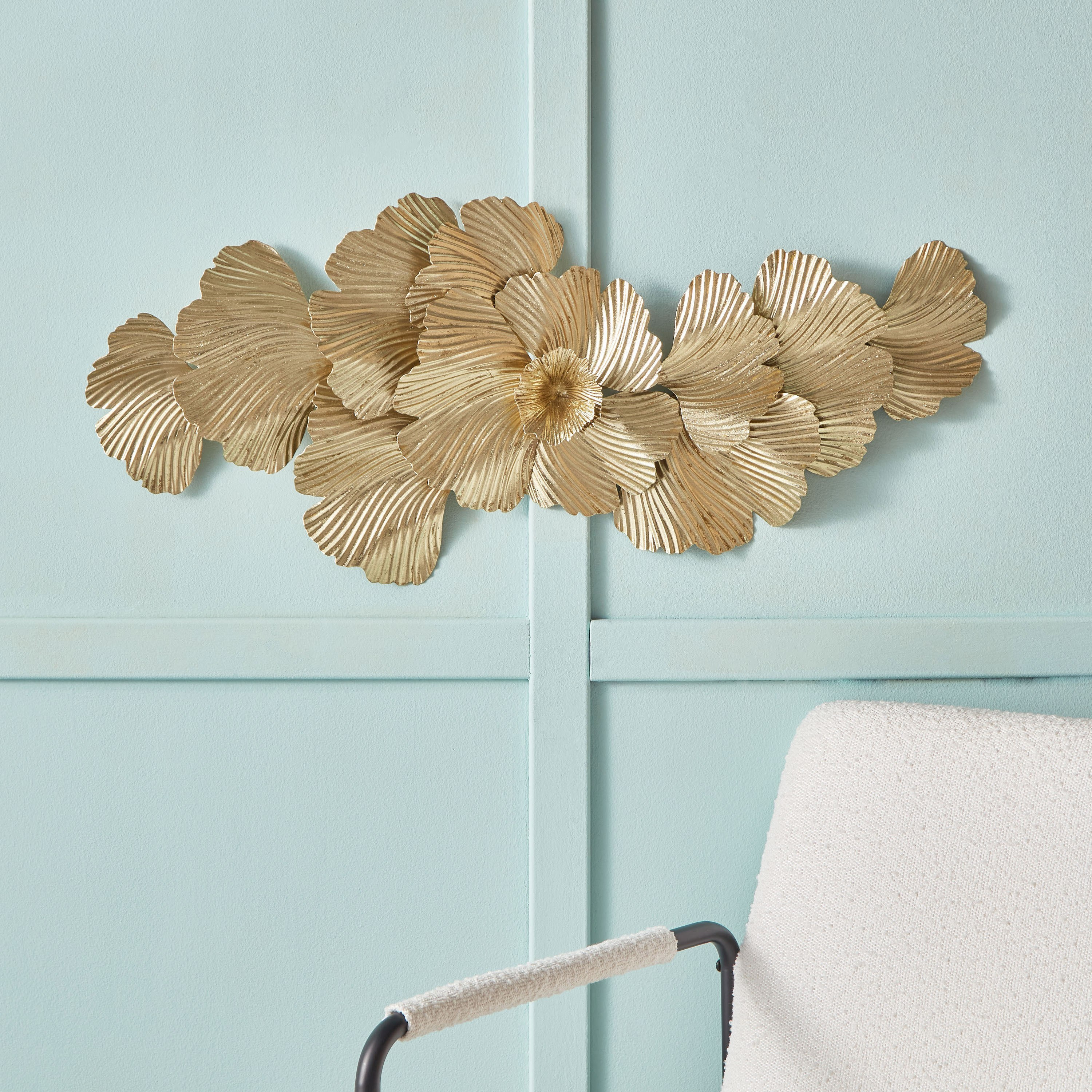 ديكور حائط معدني من تيسو - 88.3x40x7 سم-hbxlivingroom-walldecor-wallart-image-2