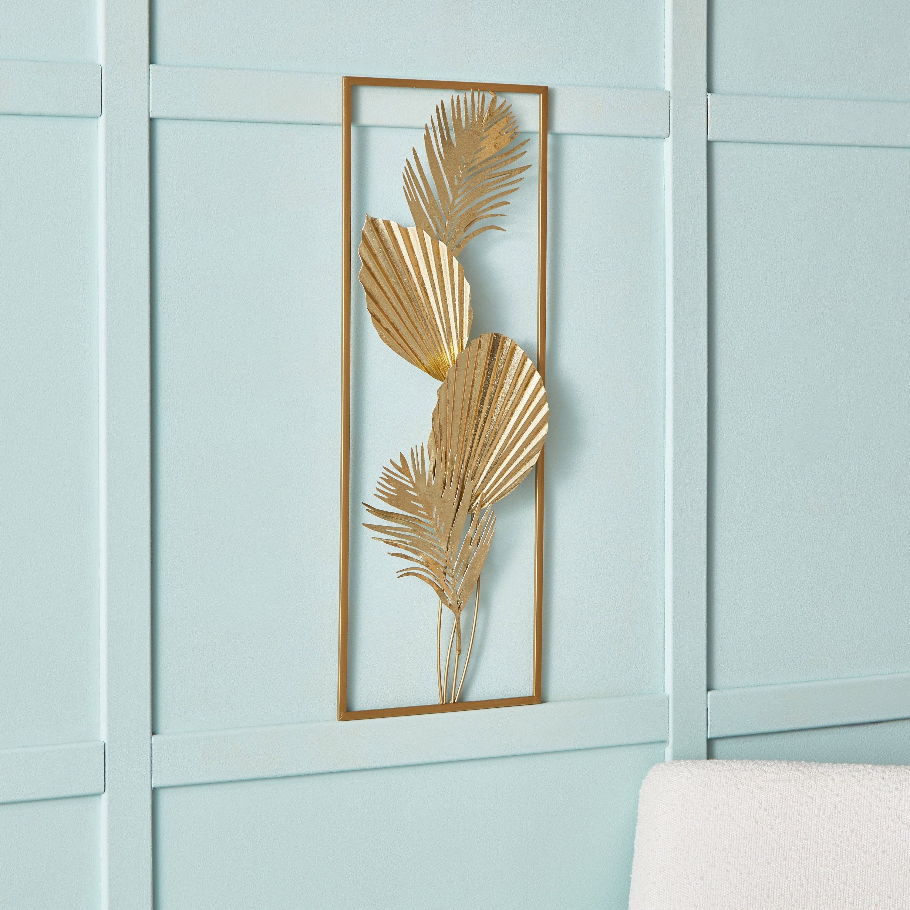 ديكور حائط معدني من تيسو - 27.9x76.2x4.4 سم-hbxlivingroom-walldecor-wallart-image-1