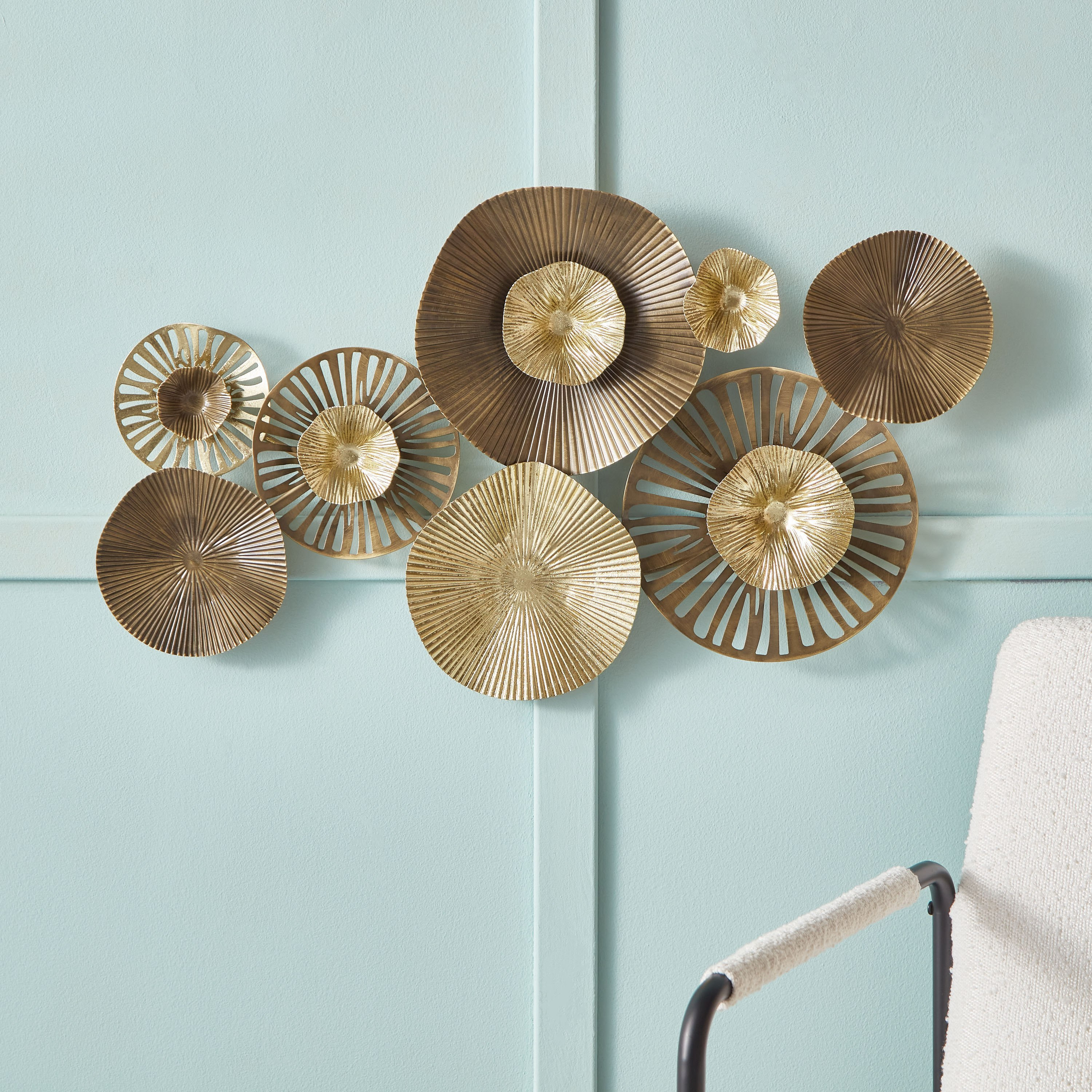 ديكور حائط معدني من تيسو - 85.1x48.9x5.7 سم-hbxlivingroom-walldecor-wallart-image-2
