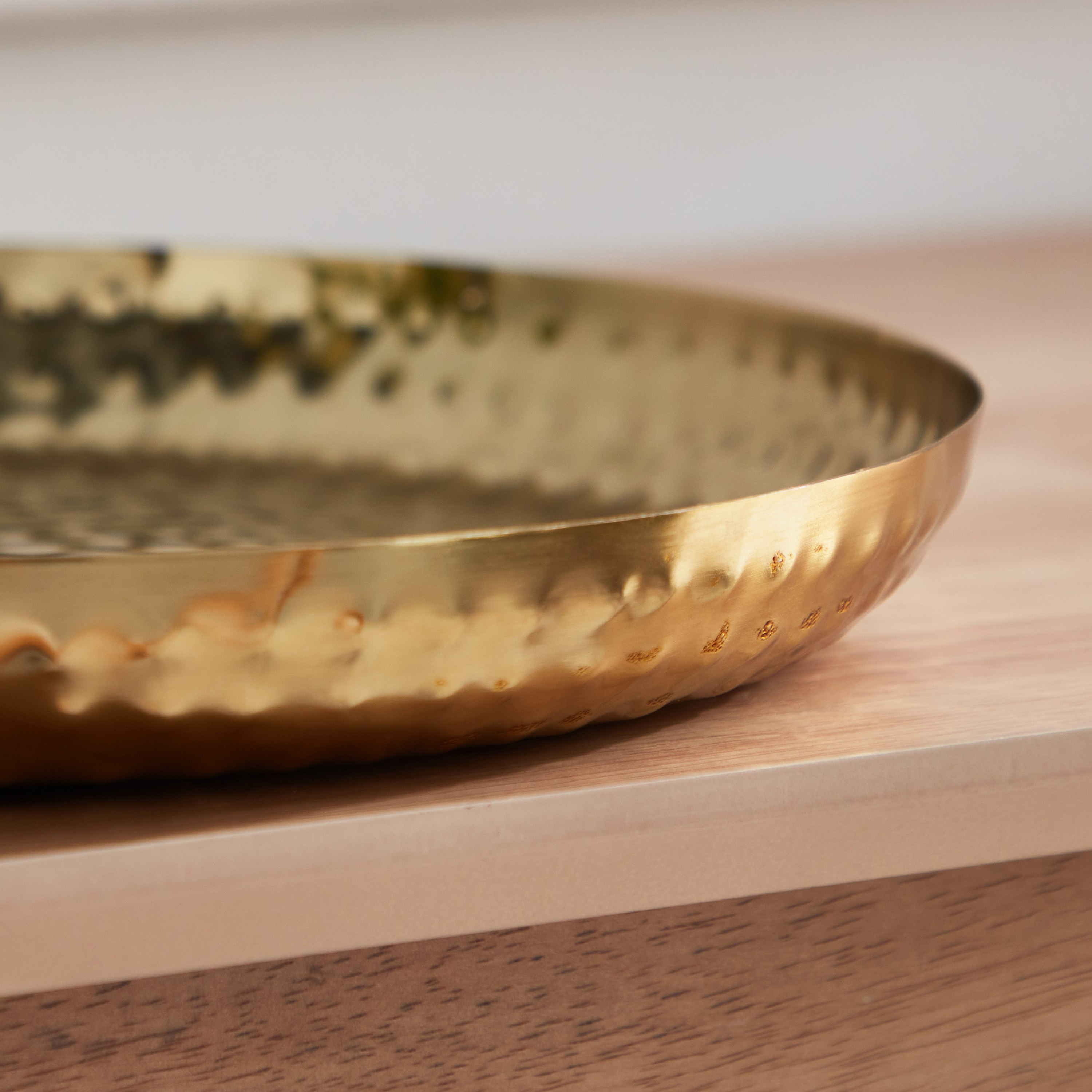 Verve Metal Hammered Decorative Tray - 20x29x3 cm-hbxhomeware-hbxdecorandfurnishings-image-4