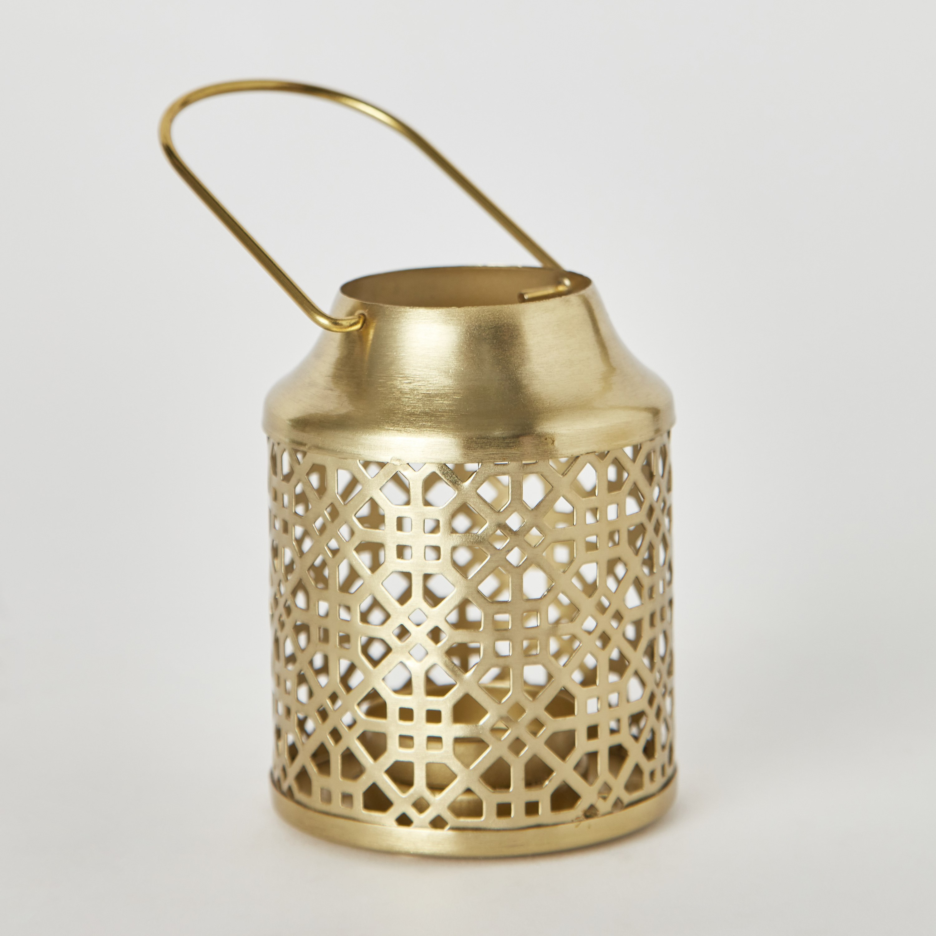 فانوس شموع صغيرة معدن من فيرف - 10x10x20 سم-hbxdecorandfurnishings-homeaccessories-lanterns-image-6