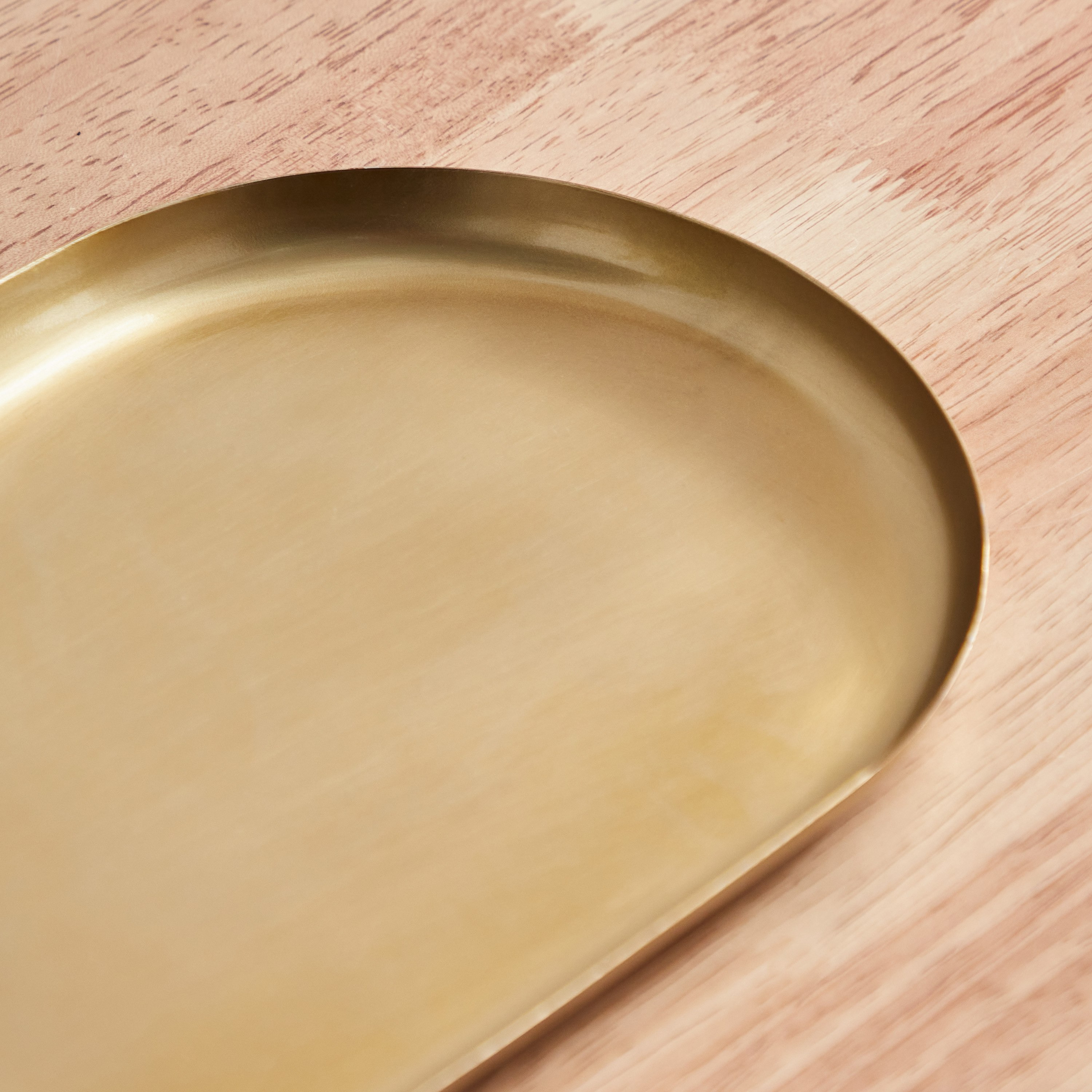 Verve Metal Oval Decorative Tray - 34x15.5x1.5 cm-hbxhomeware-hbxdecorandfurnishings-image-3
