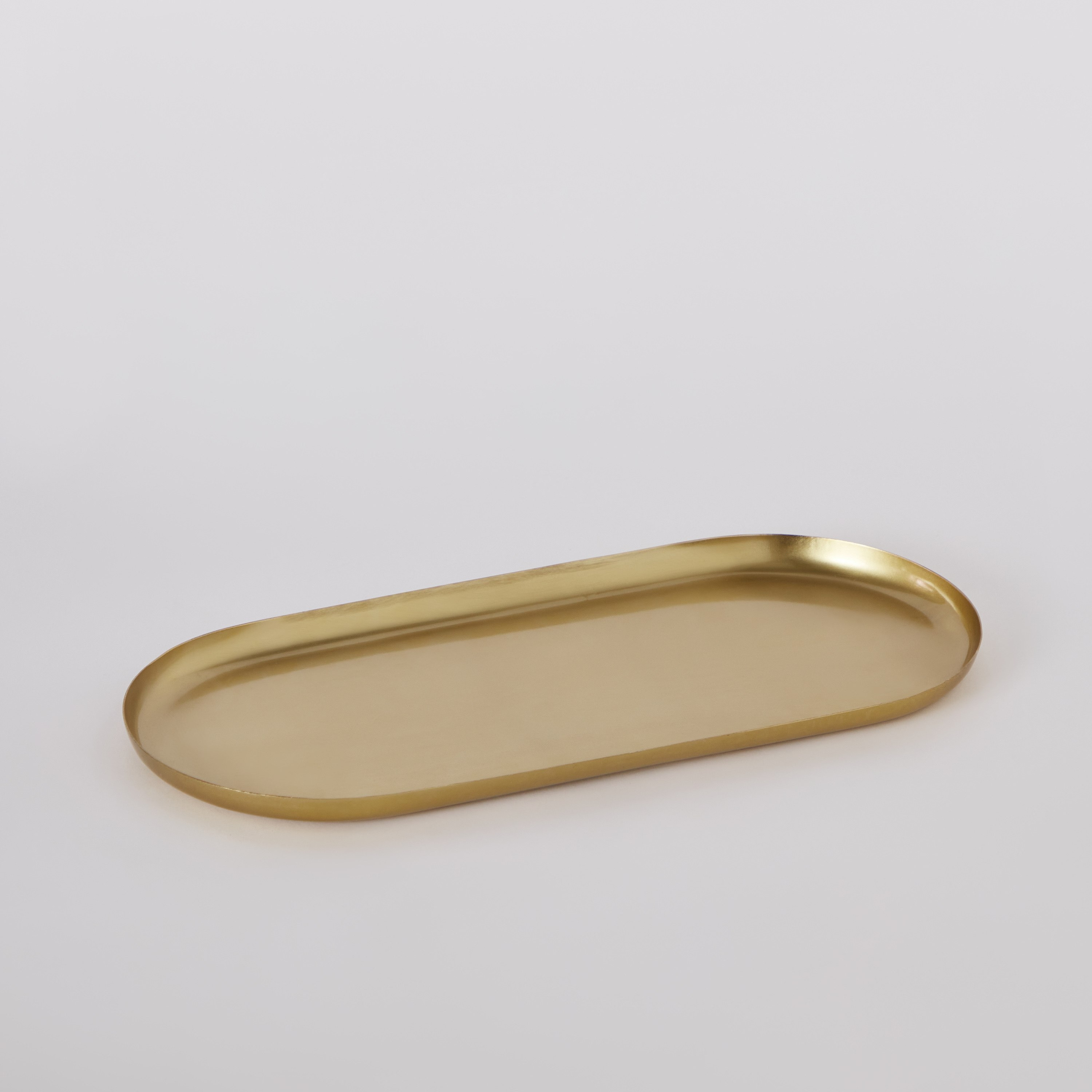 Verve Metal Oval Decorative Tray - 34x15.5x1.5 cm-hbxhomeware-hbxdecorandfurnishings-image-5