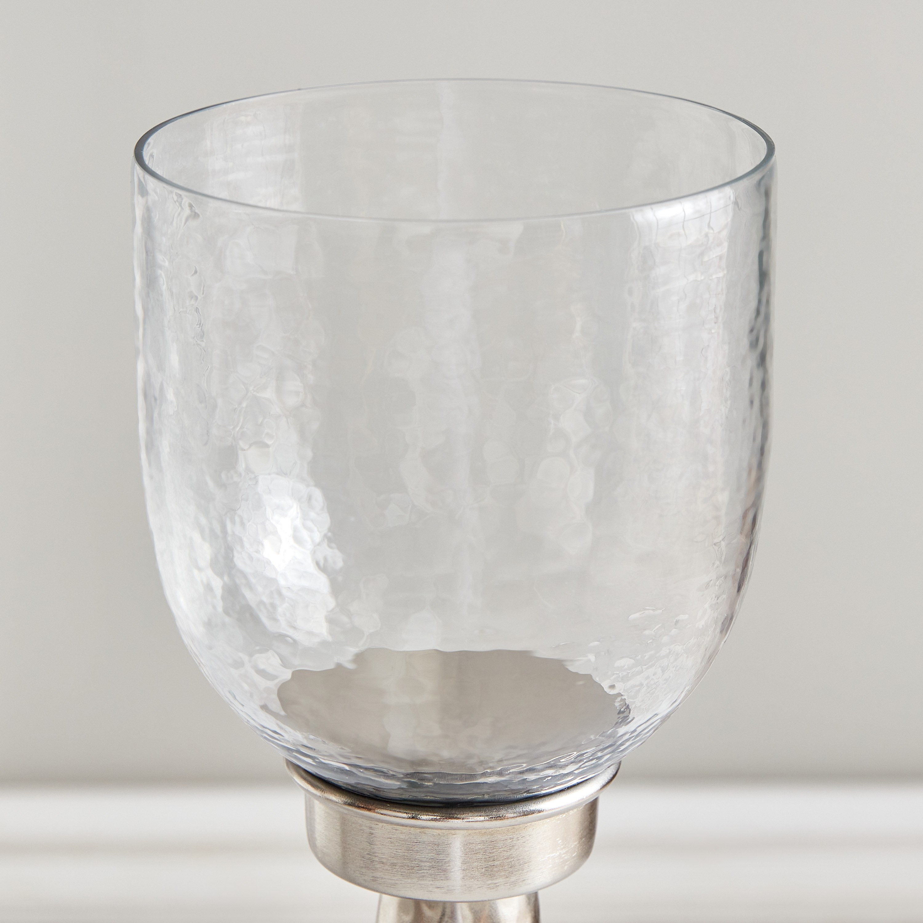حامل شموع فانوس معدن مع زجاج من فيرف - 11x12x45 سم-hbxlivingroom-decorandaccessories-candleholders-image-3