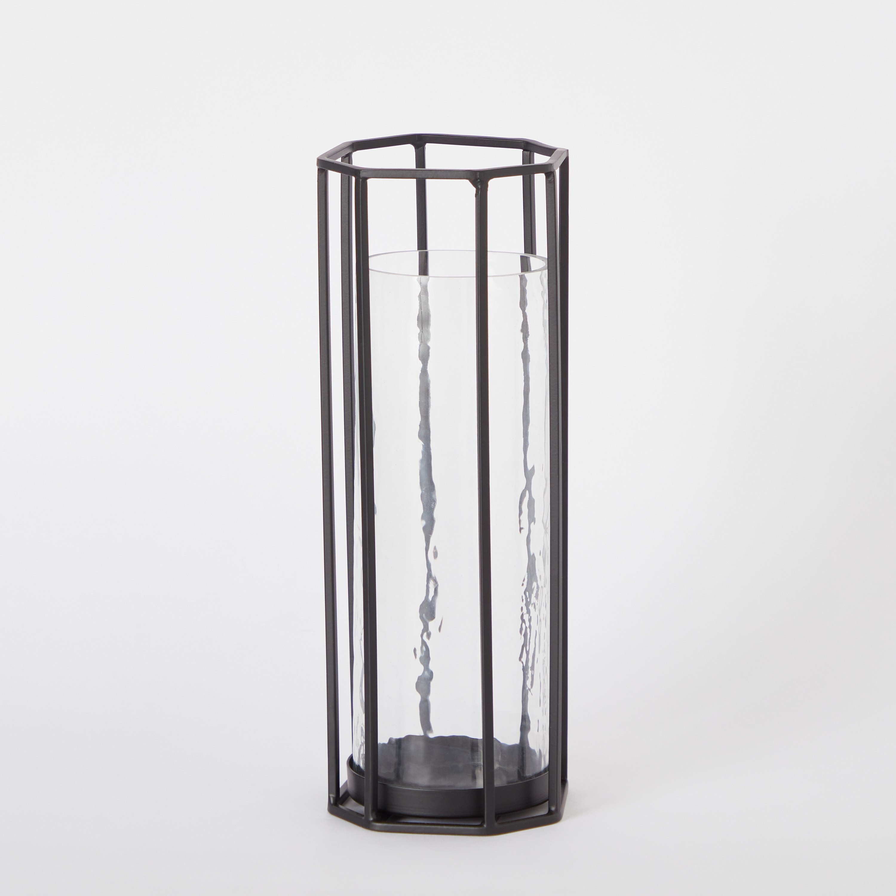 Verve Metal Hurricane Candleholder with Glass - 18x18x33.5 cm-hbxlivingroom-decorandaccessories-candleholders-image-7
